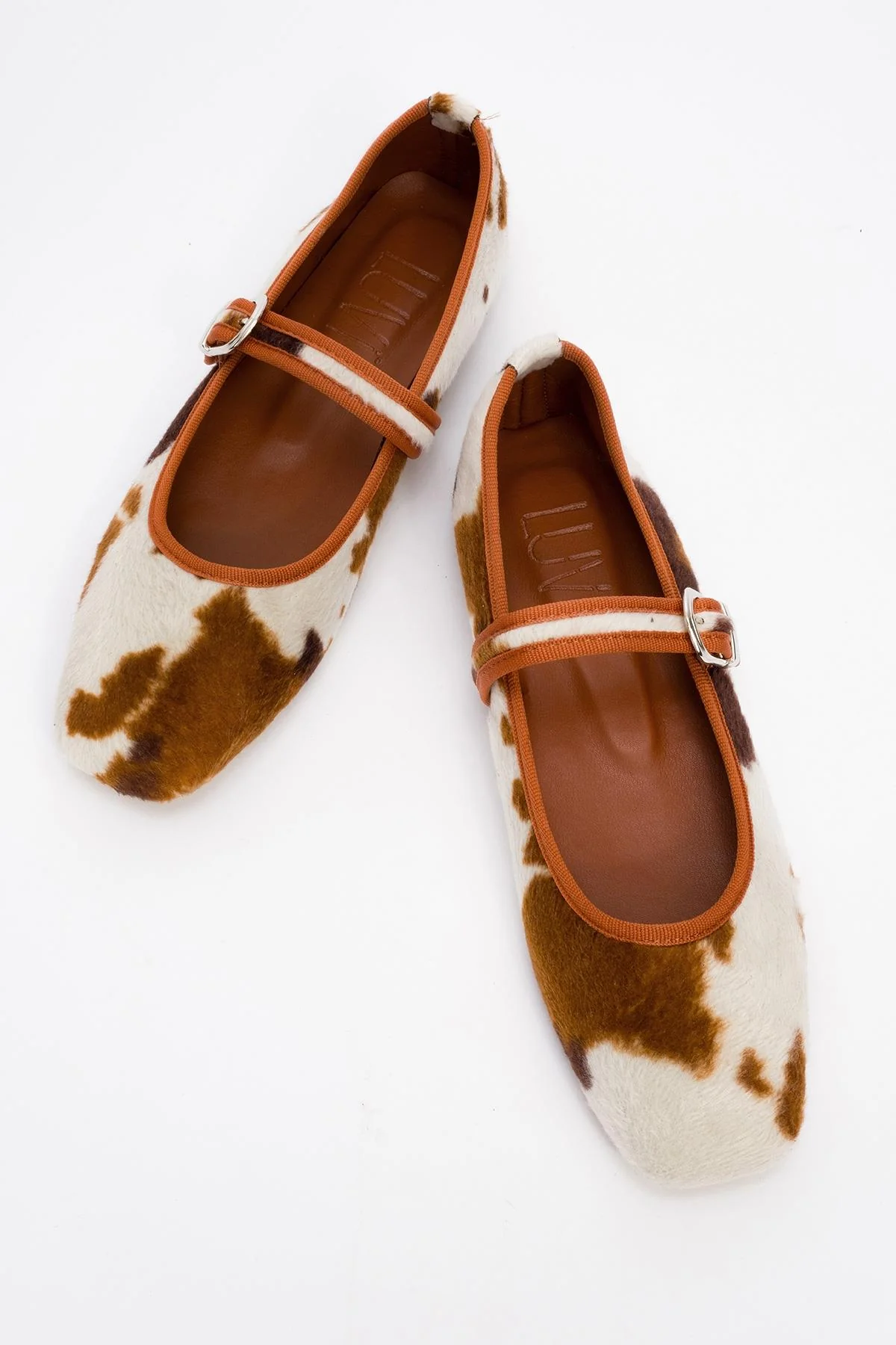 Cruze - Cognac Patterned Ballet Flat (Women) - Image 2