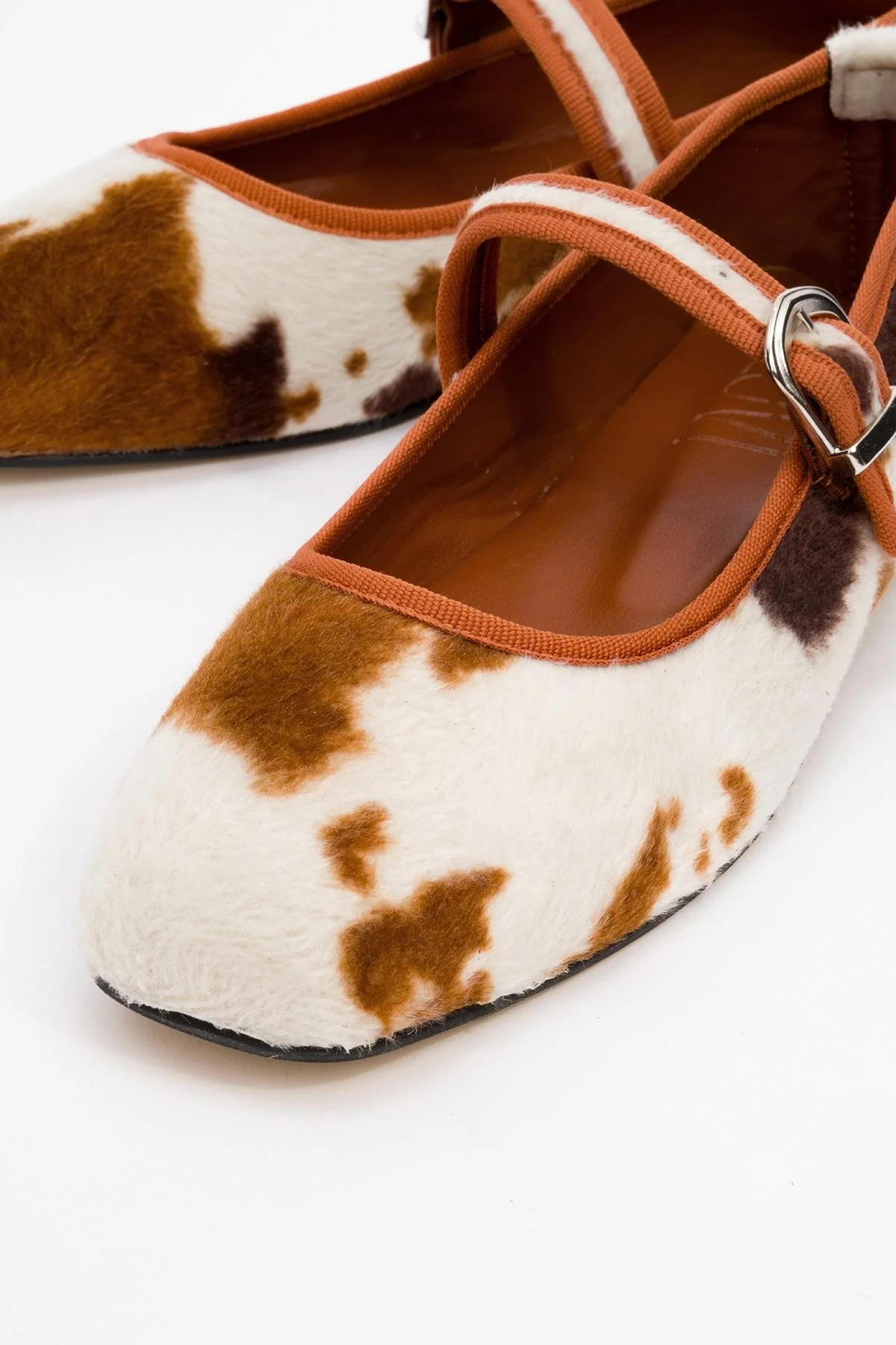 Cruze - Cognac Patterned Ballet Flat (Women) - Image 3