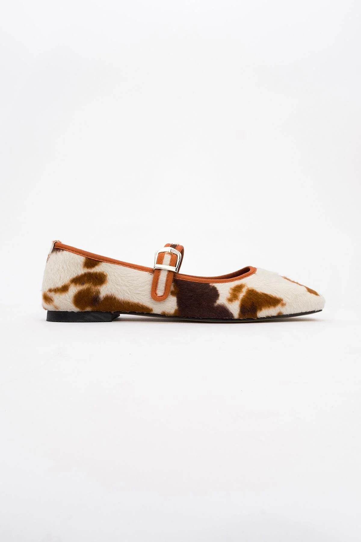 Cruze - Cognac Patterned Ballet Flat (Women) - Image 4