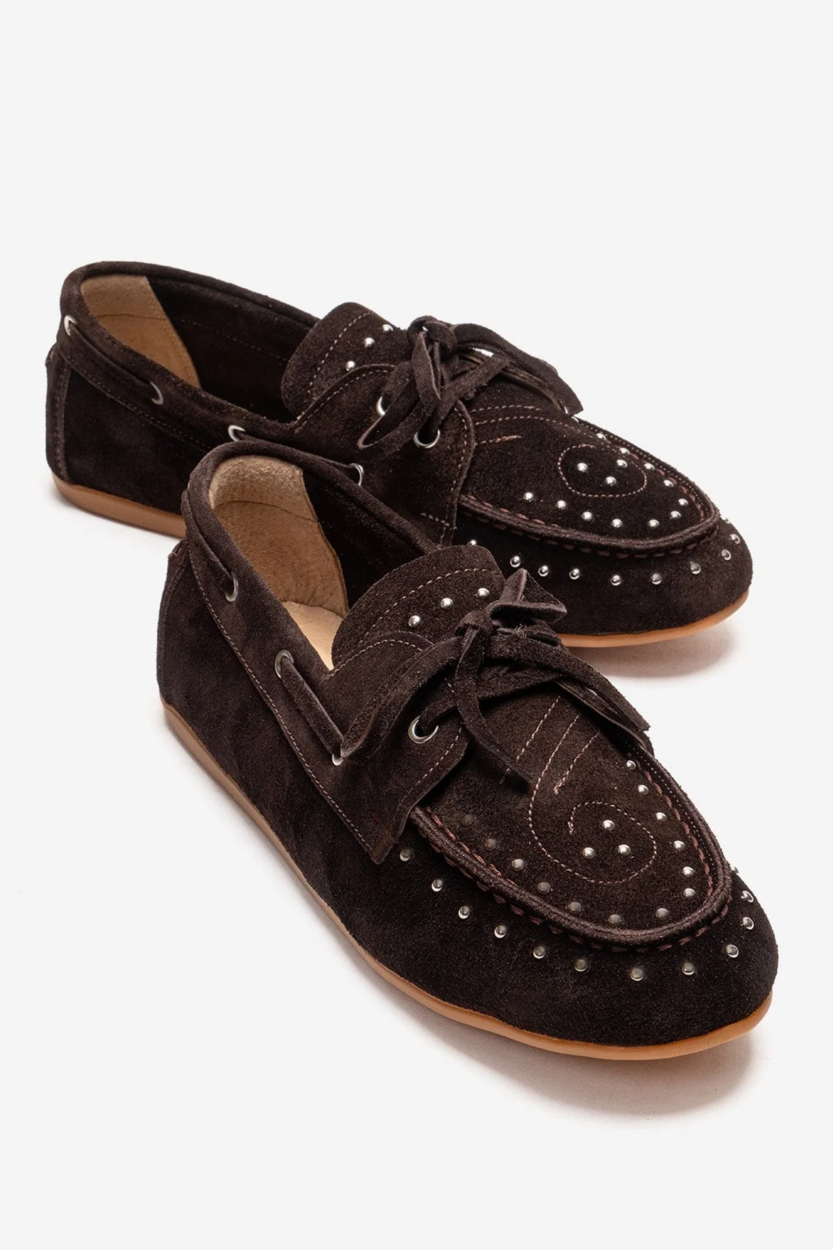 CUESTA - Brown Genuine Leather Loafer Shoe (Women)