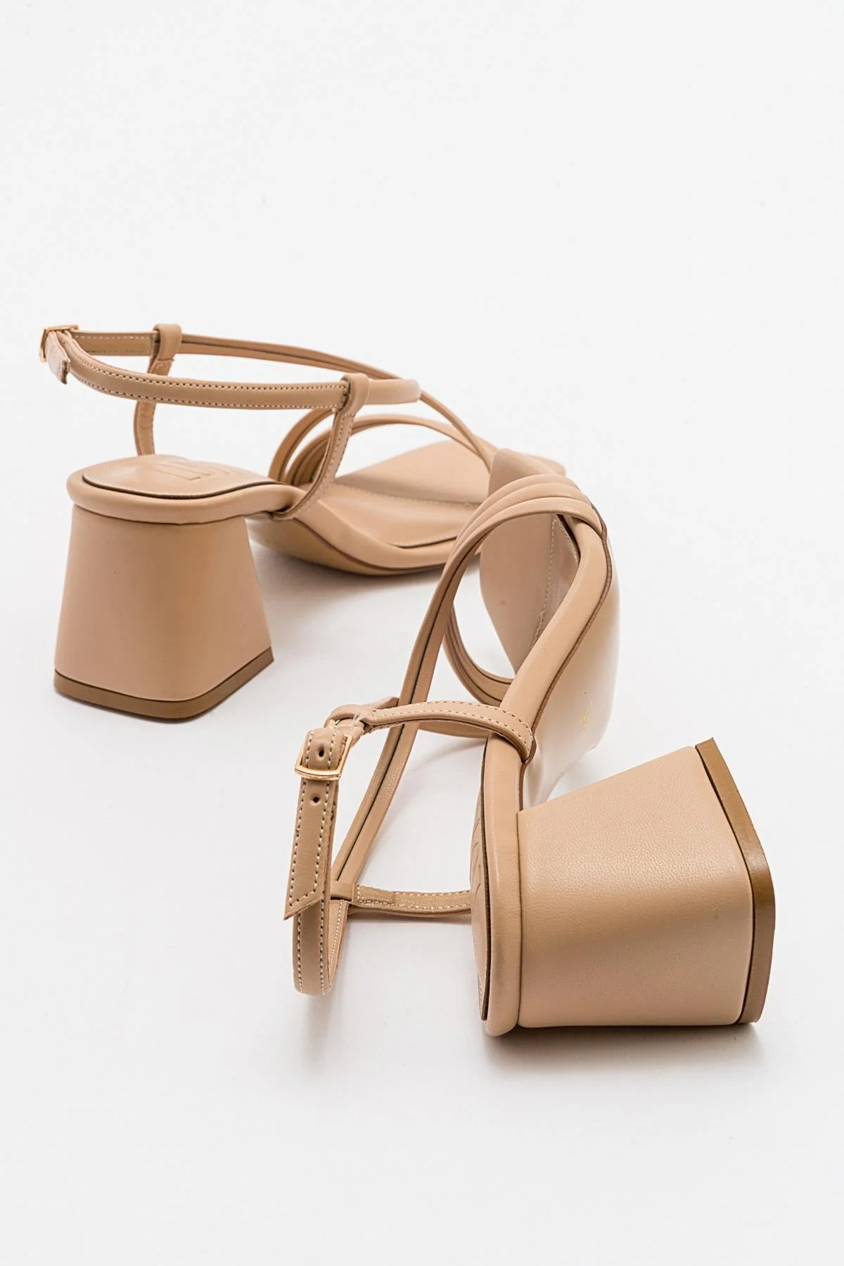 Daisy - Taupe Heeled Shoe (Women) - Image 2