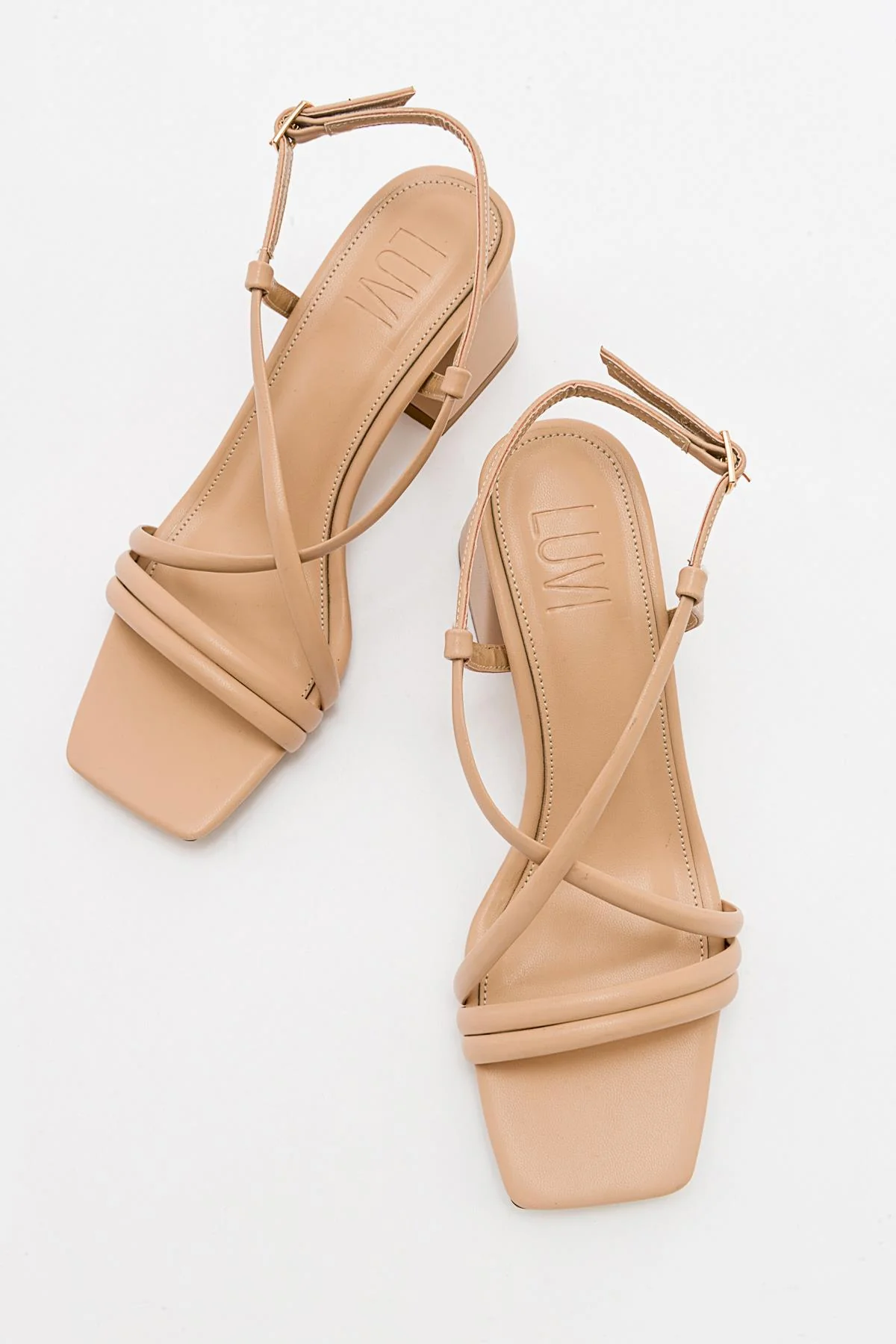 Daisy - Taupe Heeled Shoe (Women) - Image 6