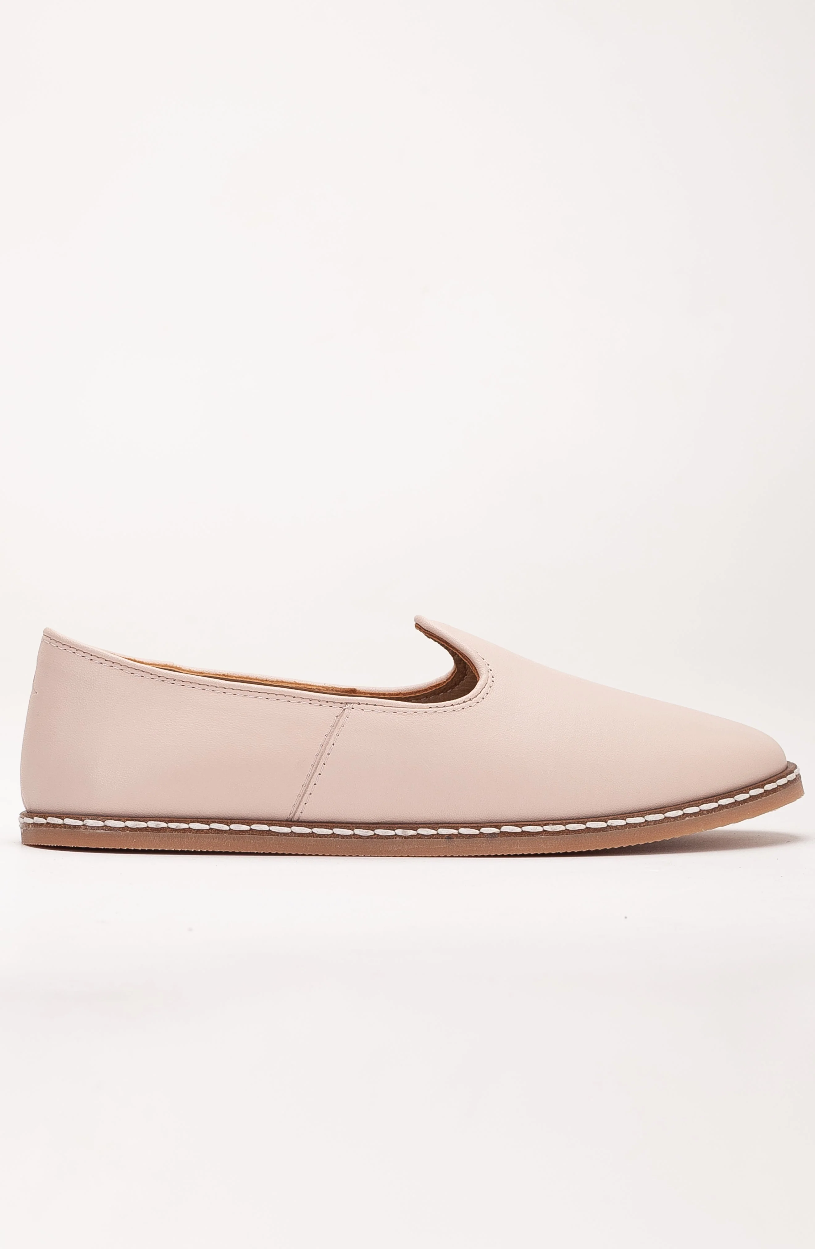 Dalya - Beige Leather Slip On (Women)