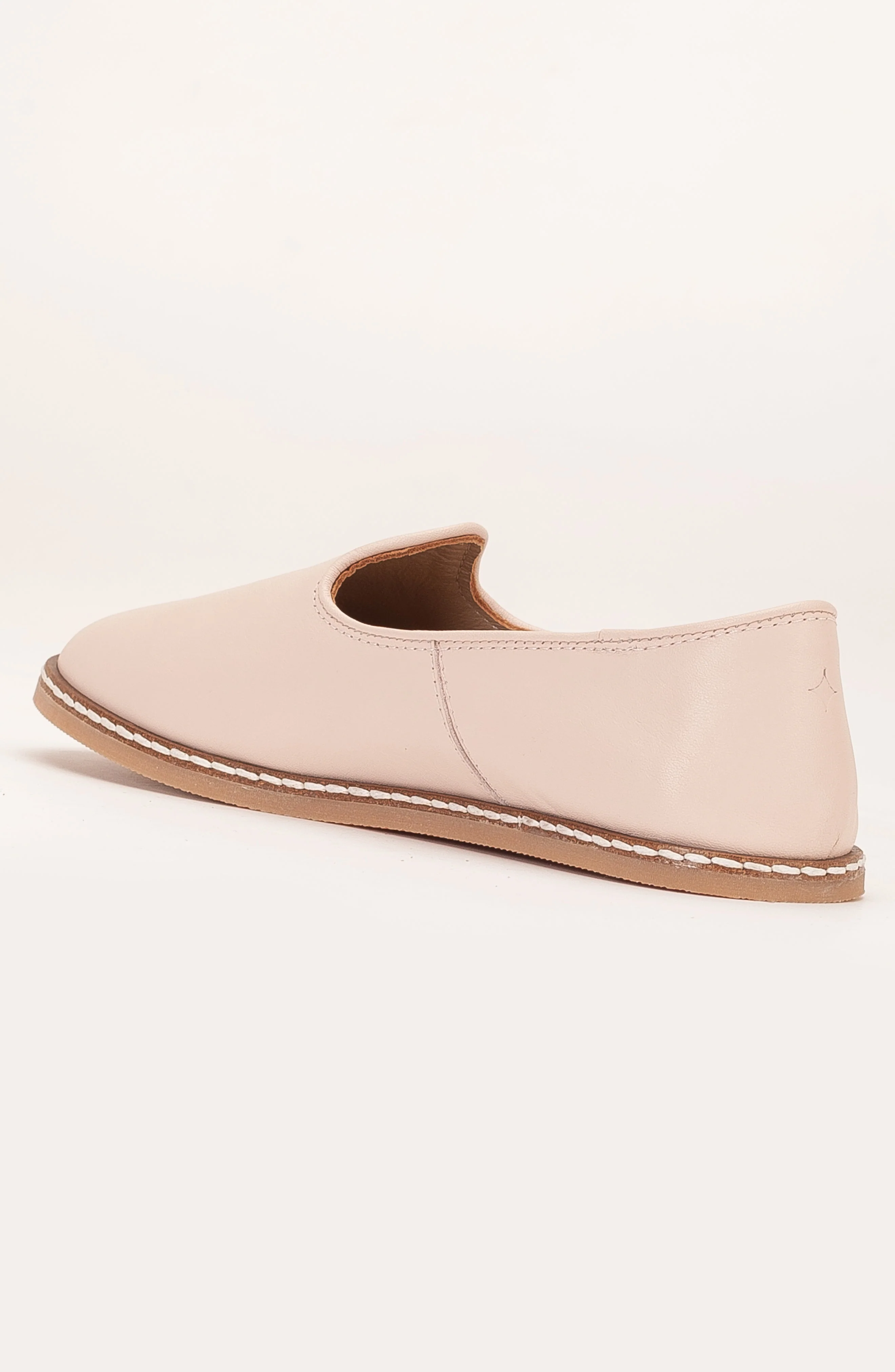 Dalya - Beige Leather Slip On (Women) - Image 4