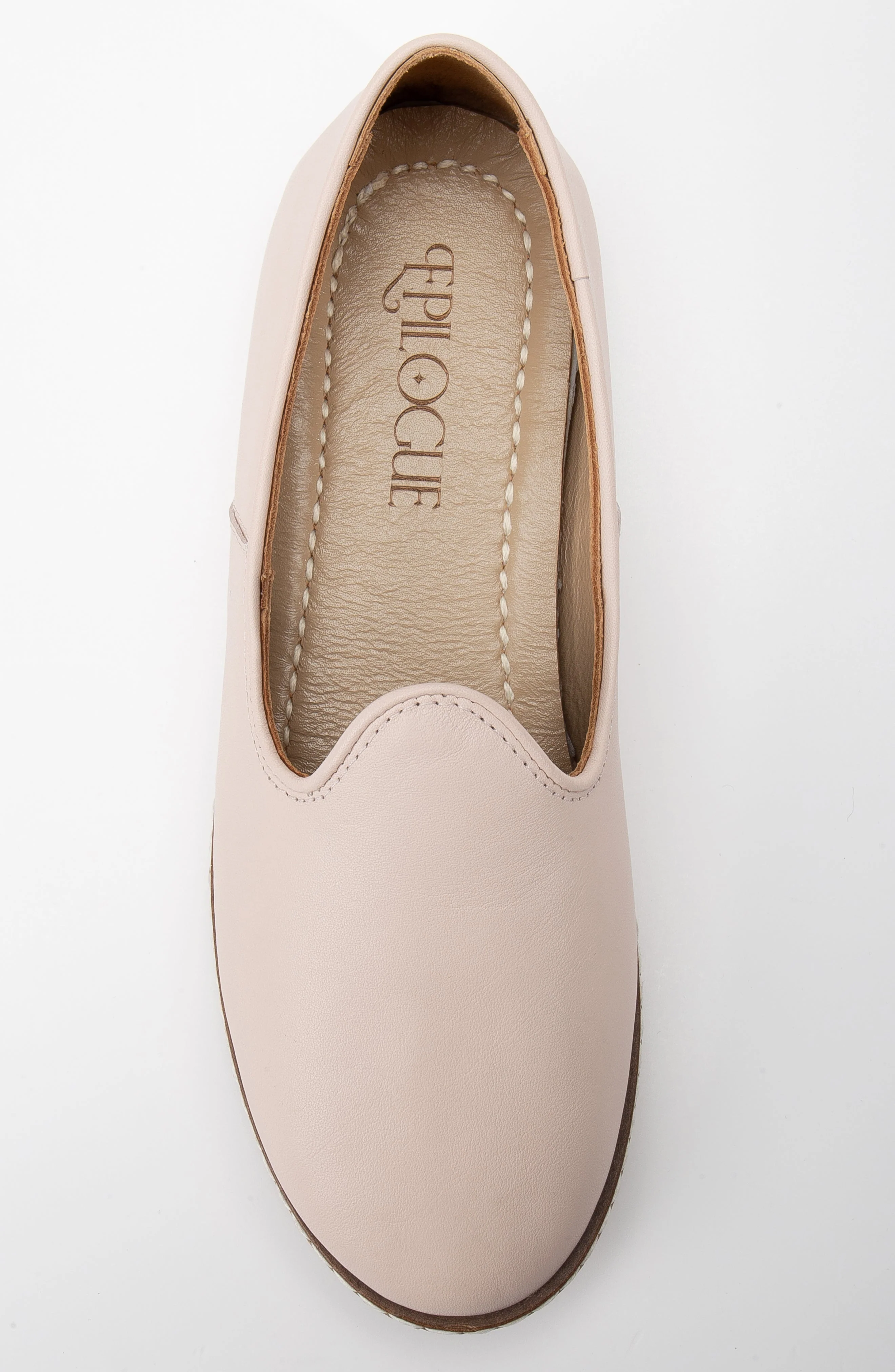 Dalya - Beige Leather Slip On (Women) - Image 5