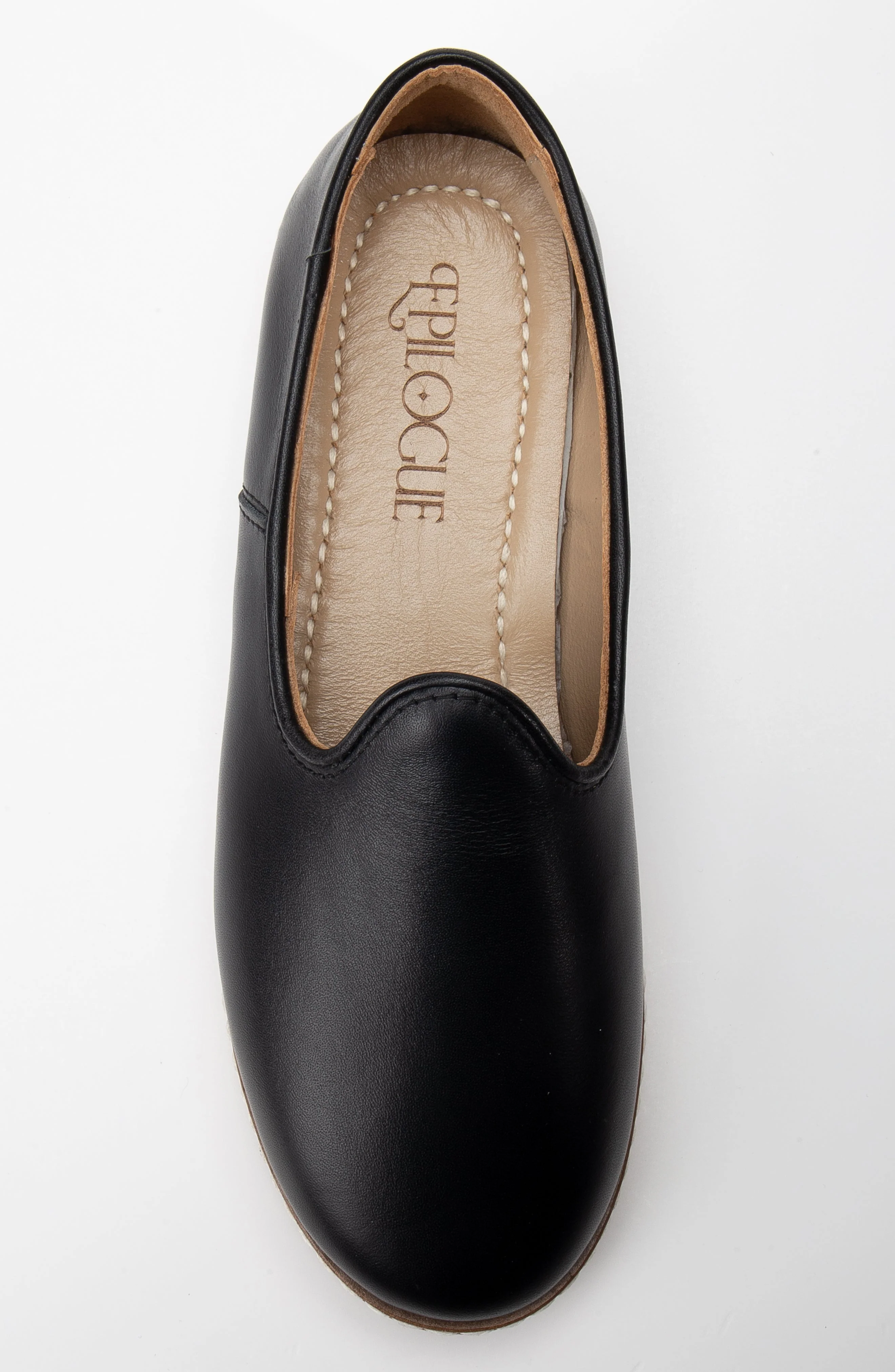 Dalya - Black Leather Slip On (Women) - Image 5