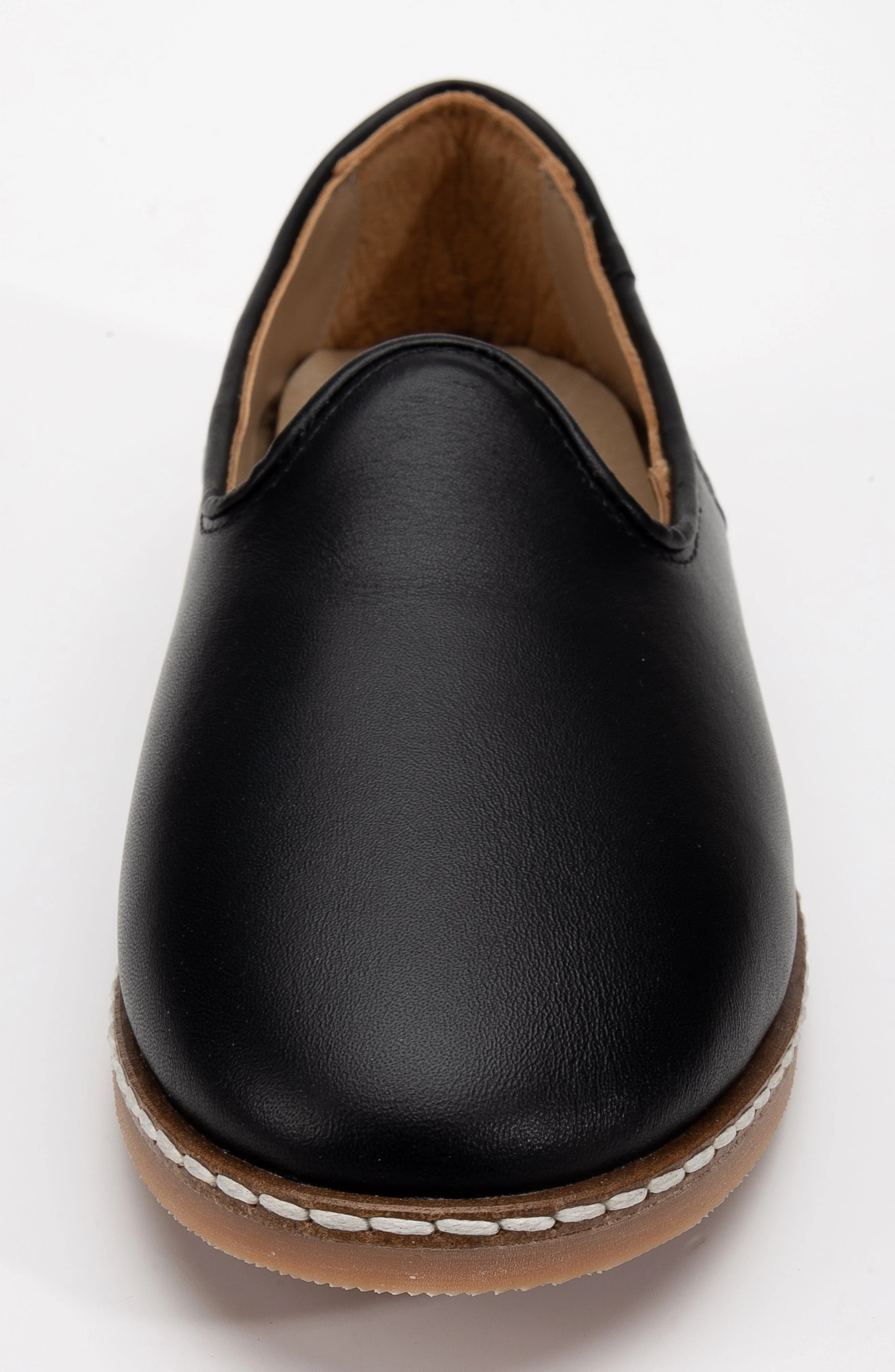 Dalya - Black Leather Slip On (Women) - Image 6