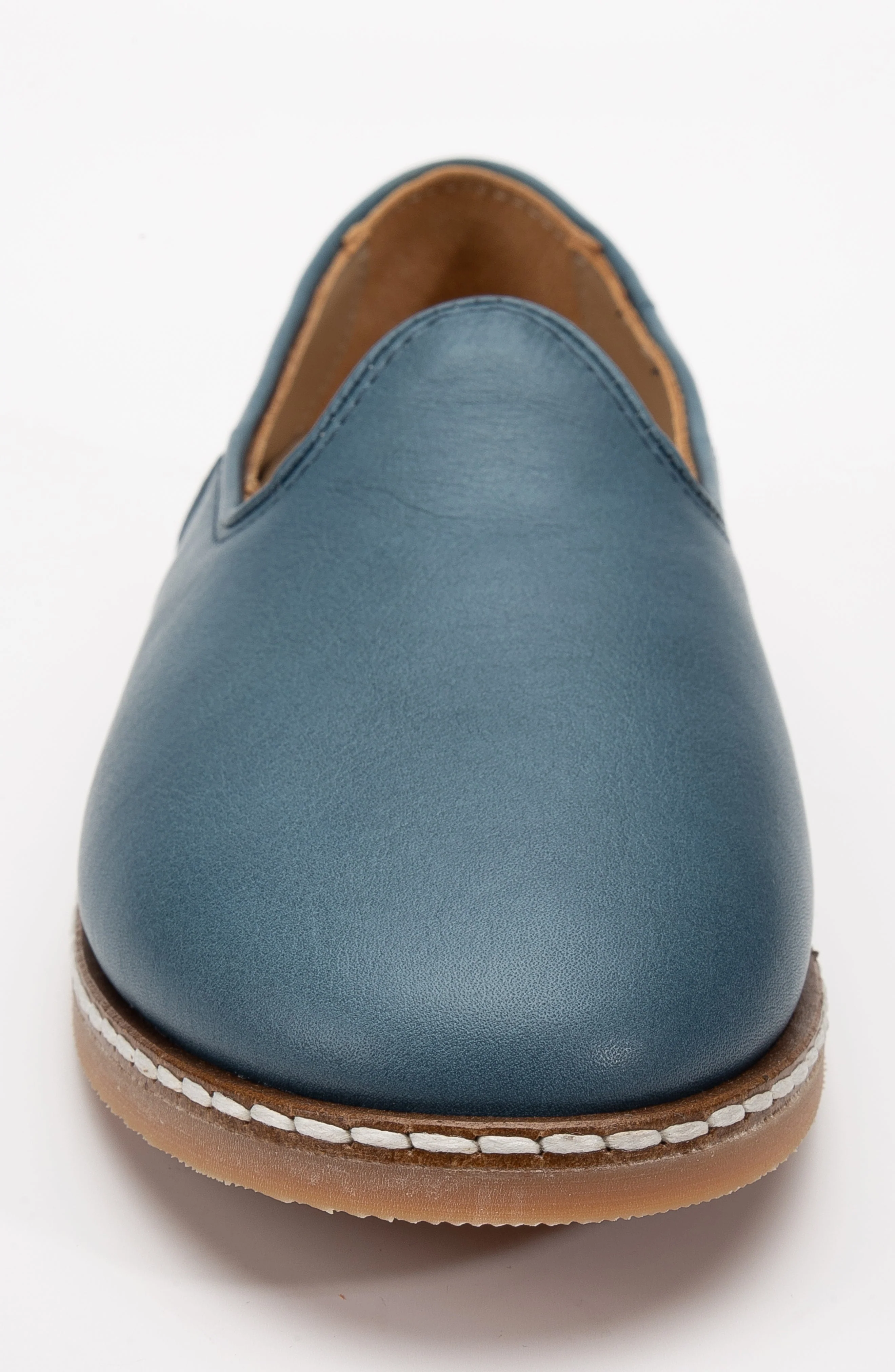 Dalya - Blue Leather Slip On (Women) - Image 6