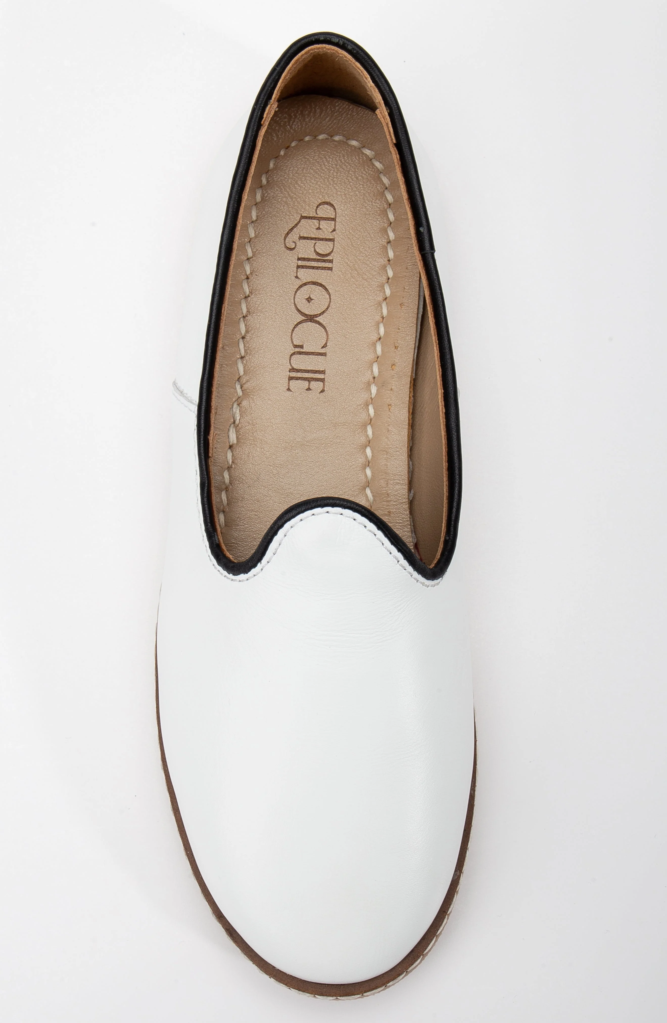 Dalya - White Leather Slip On (Women) - Image 5