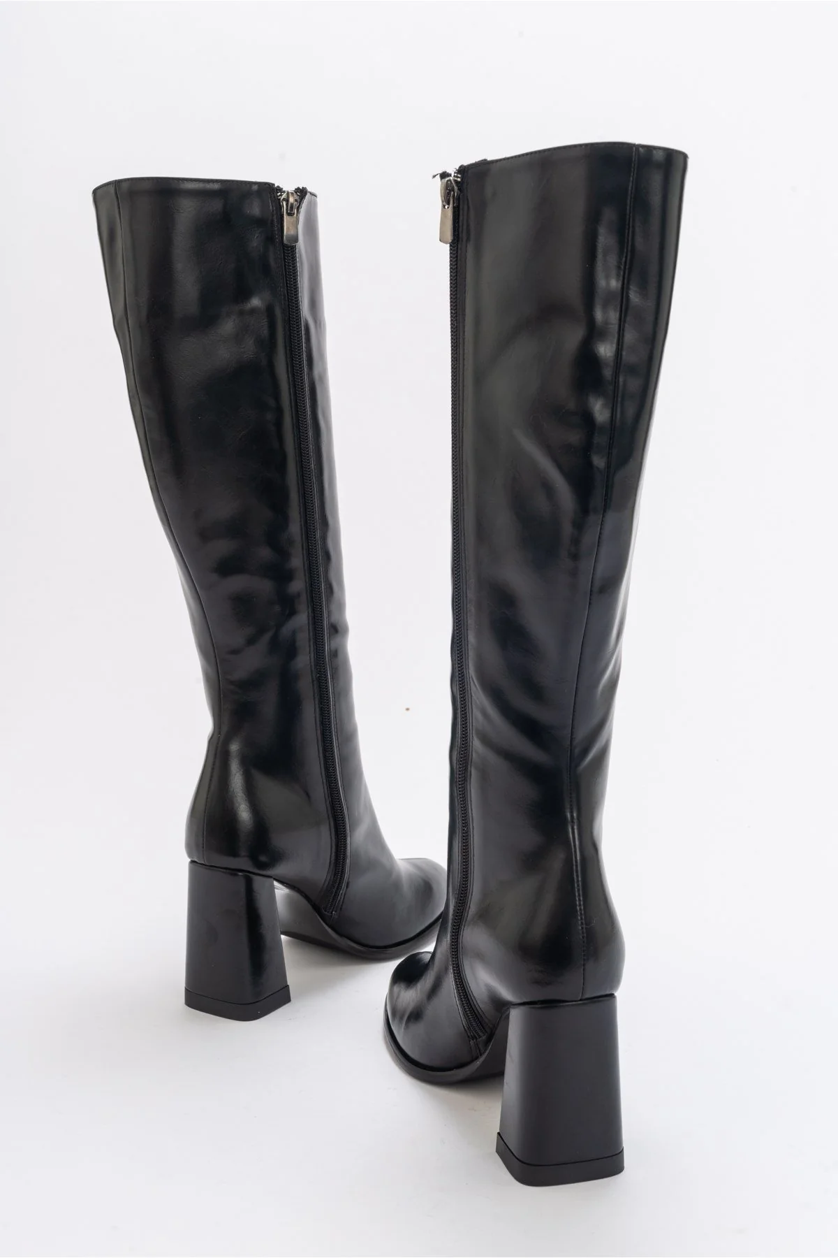 Decer - Black Heeled Boot (Women) - Image 5