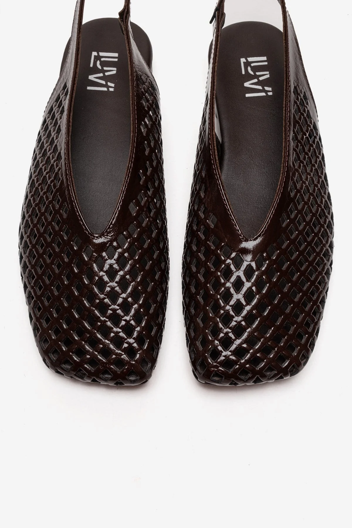 DELIZIA - Brown Genuine Leather Closed-Toe Sandal (Women) - Image 2