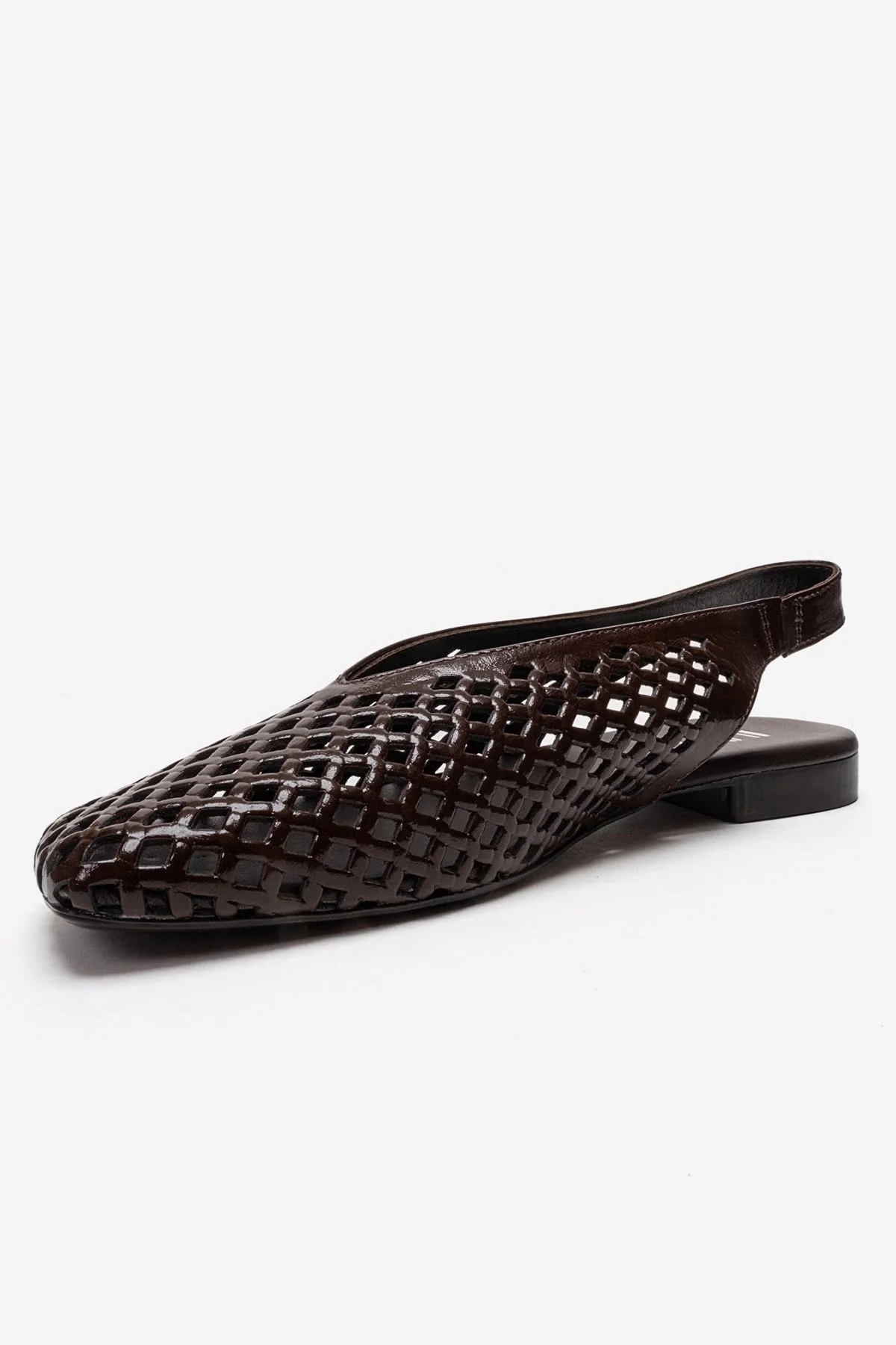 DELIZIA - Brown Genuine Leather Closed-Toe Sandal (Women) - Image 6