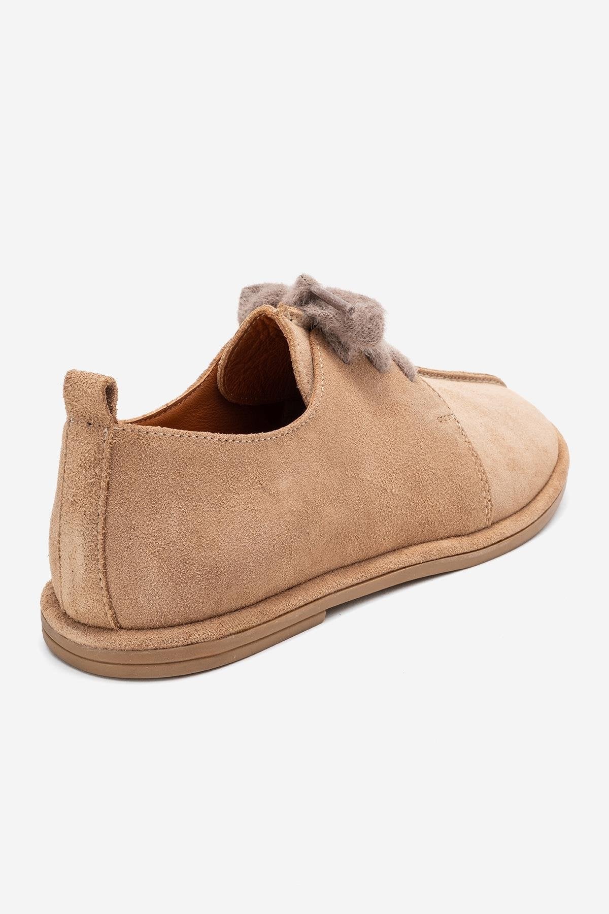 Denora - Beige Genuine Leather Casual Shoe (Women) - Image 5