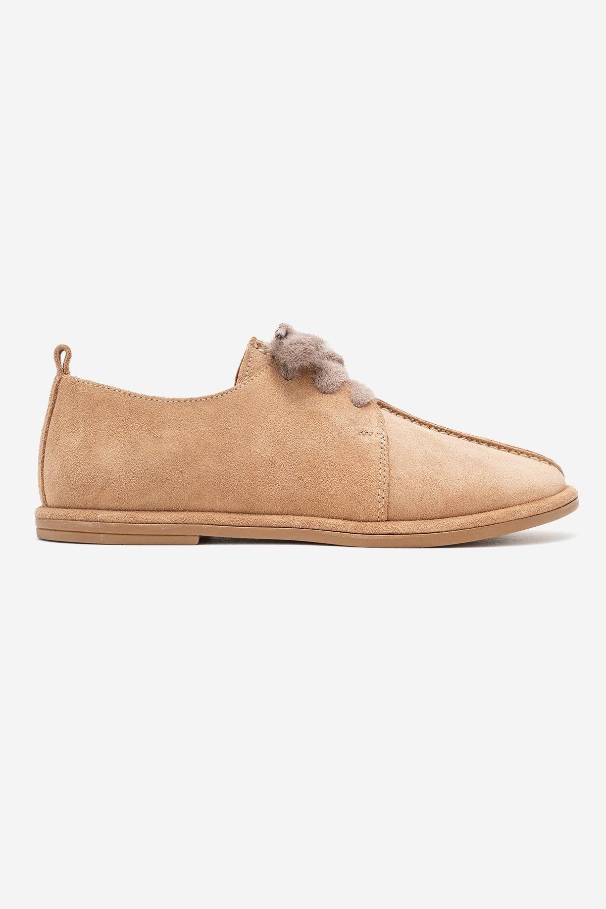 Denora - Beige Genuine Leather Casual Shoe (Women) - Image 6