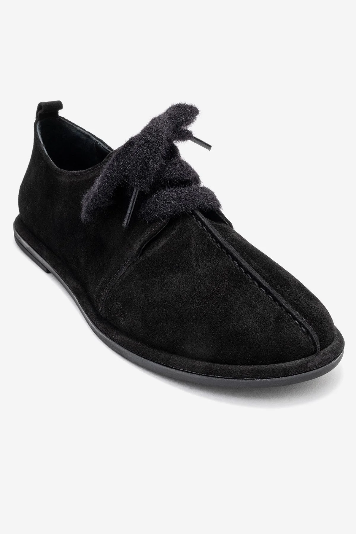 Denora - Black Genuine Leather Casual Flat Shoe (Women) - Image 3