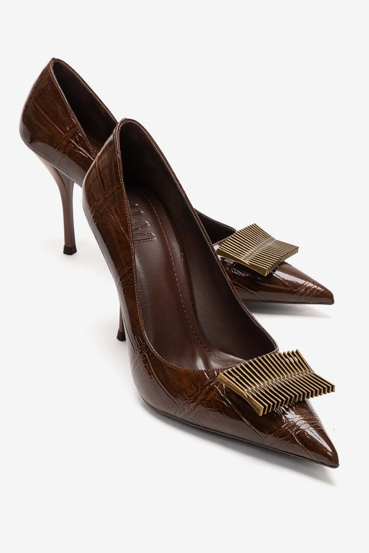 DEXEN - Brown Stiletto Pump (Women)