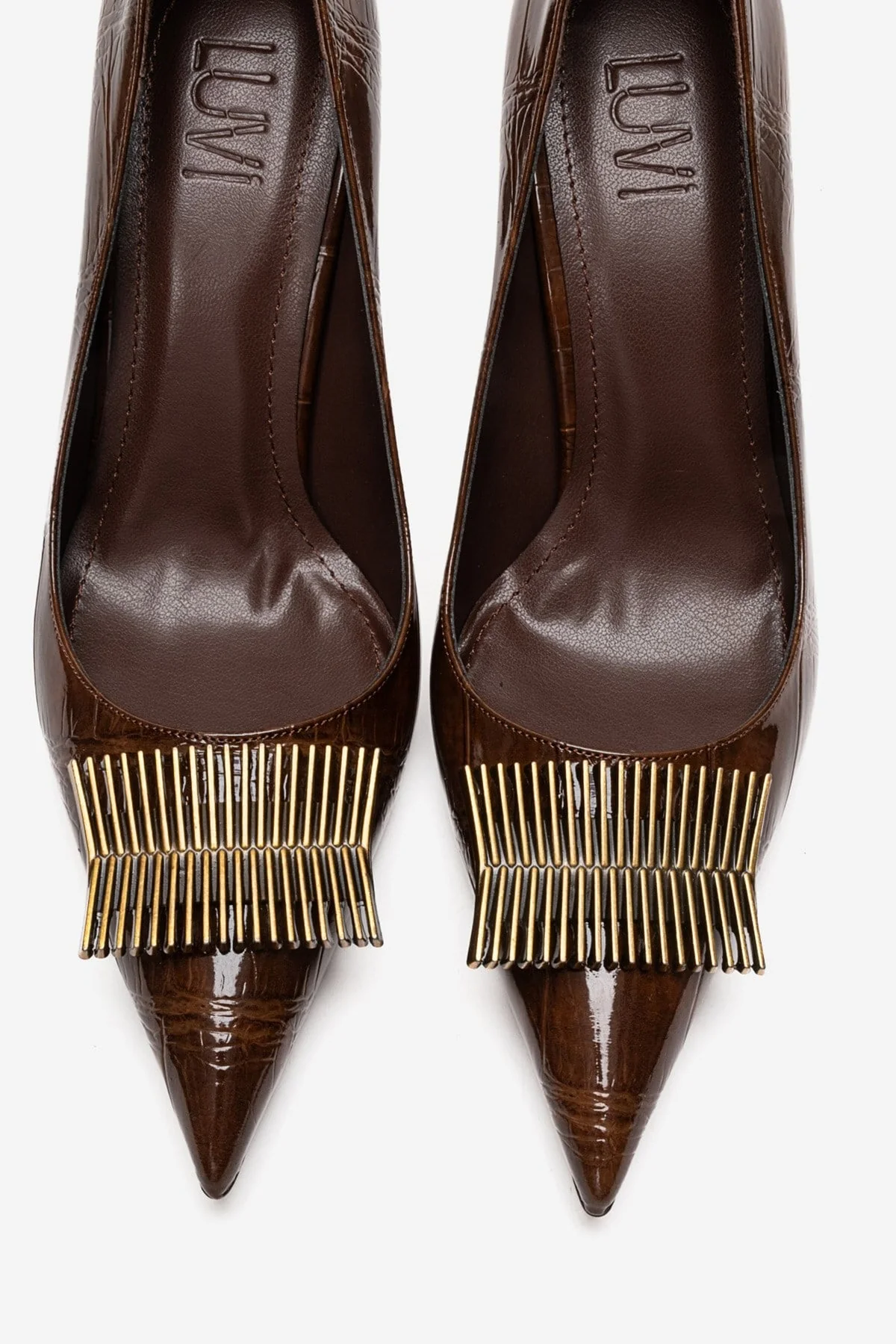 DEXEN - Brown Stiletto Pump (Women) - Image 2