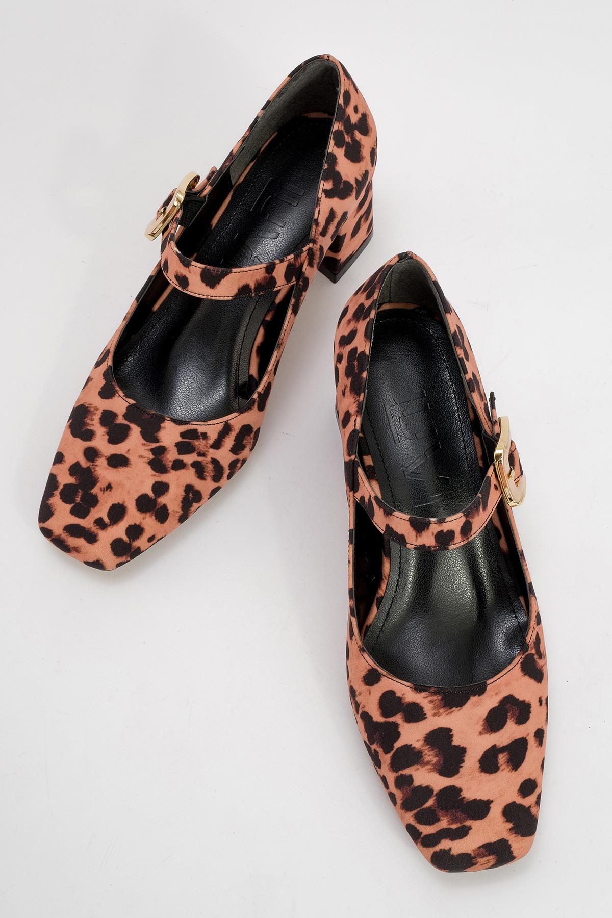 Dolva - Black/Yellow Block Heel Shoe (Women) - Image 2