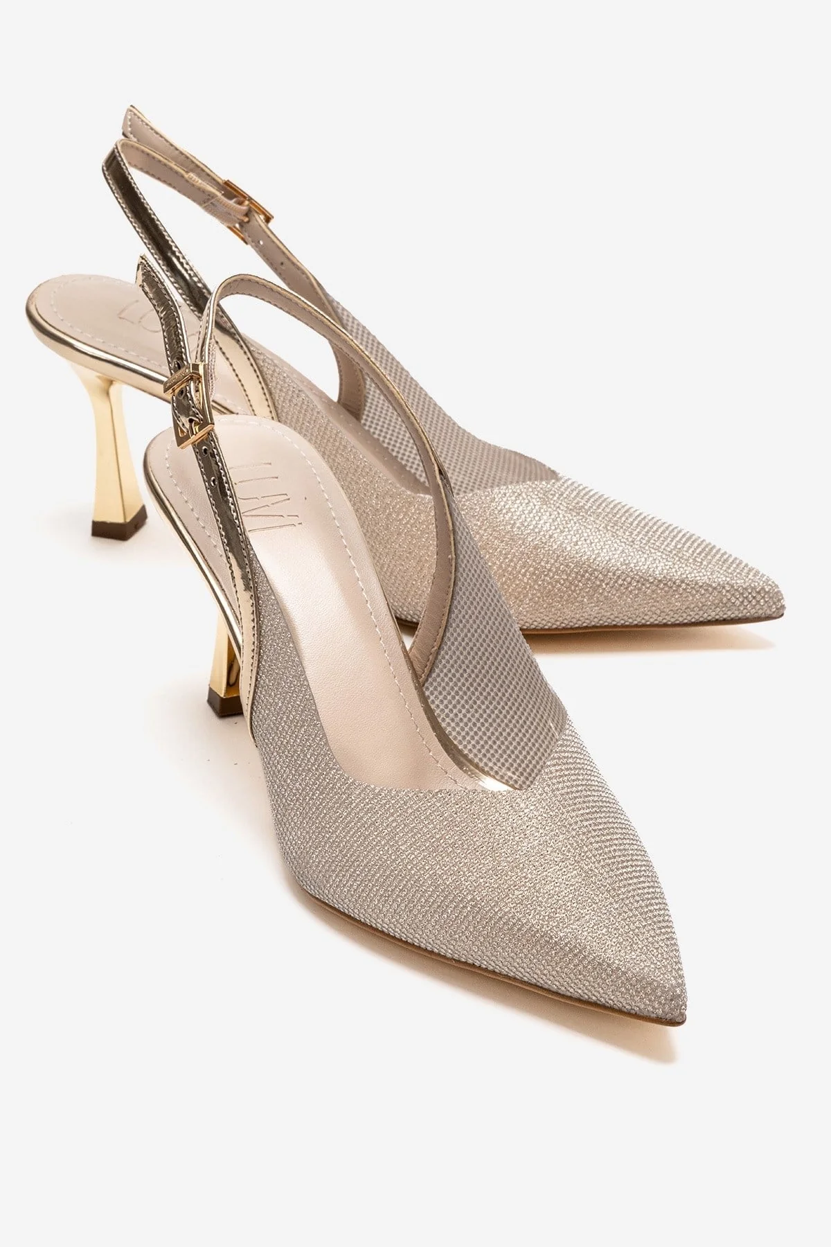 Dorata - Gold Embellished Stiletto Pump (Women)