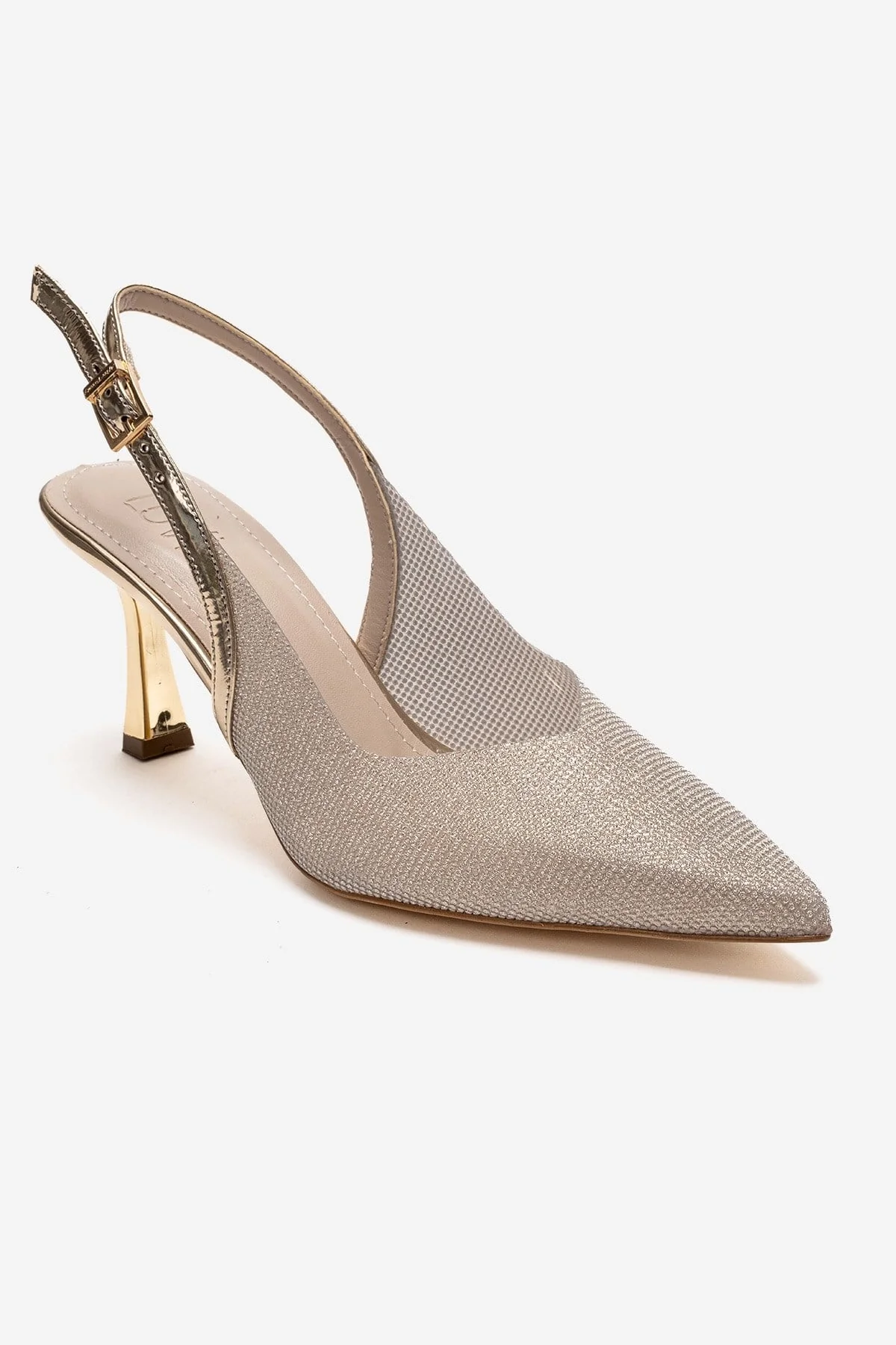 Dorata - Gold Embellished Stiletto Pump (Women) - Image 3