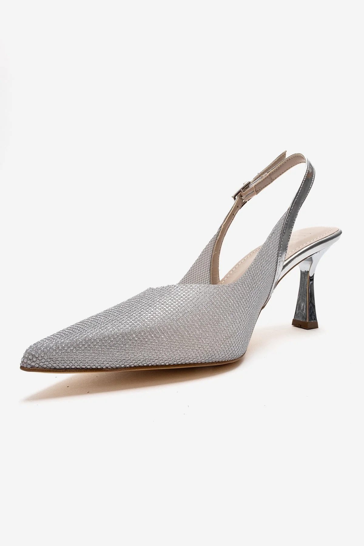 Dorata - Silver Embellished Stiletto Pump (Women) - Image 6
