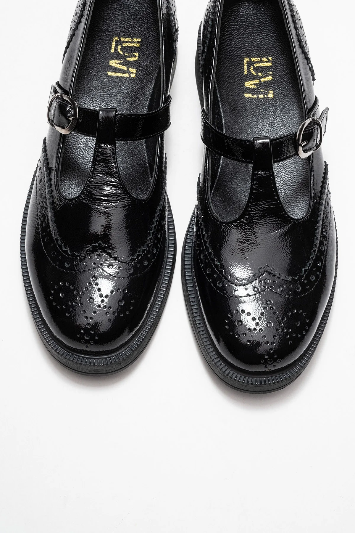 Dorian - Black Patent Genuine Leather Loafer (Women) - Image 2