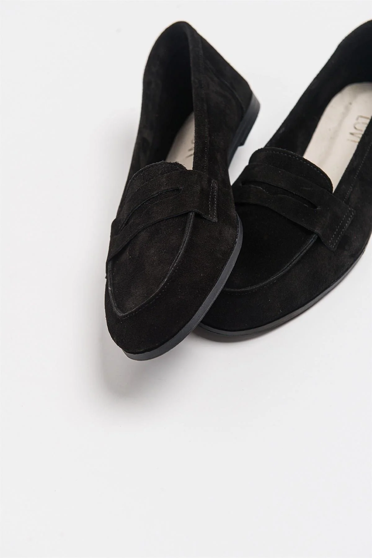 Dorothy - Black Suede Leather Loafers - Image 4