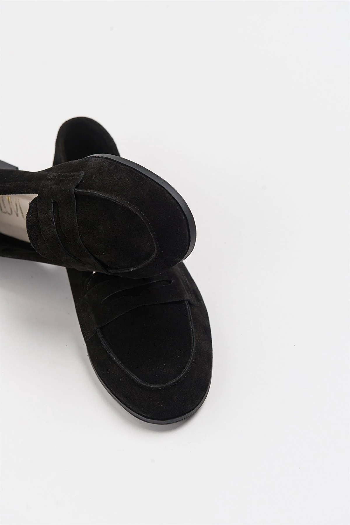 Dorothy - Black Suede Leather Loafers - Image 5