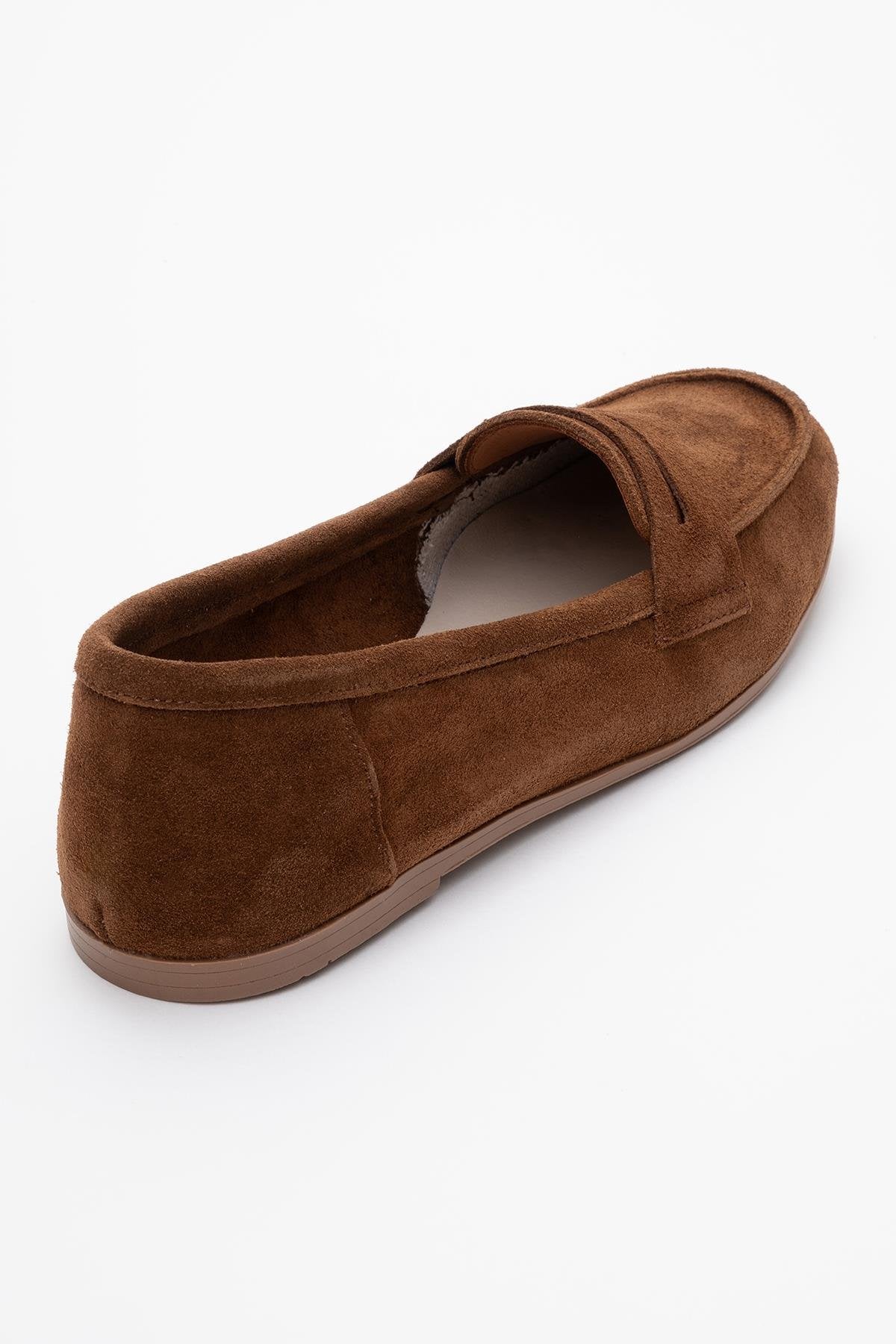 Dorothy - Brown Suede Leather Loafers - Image 5