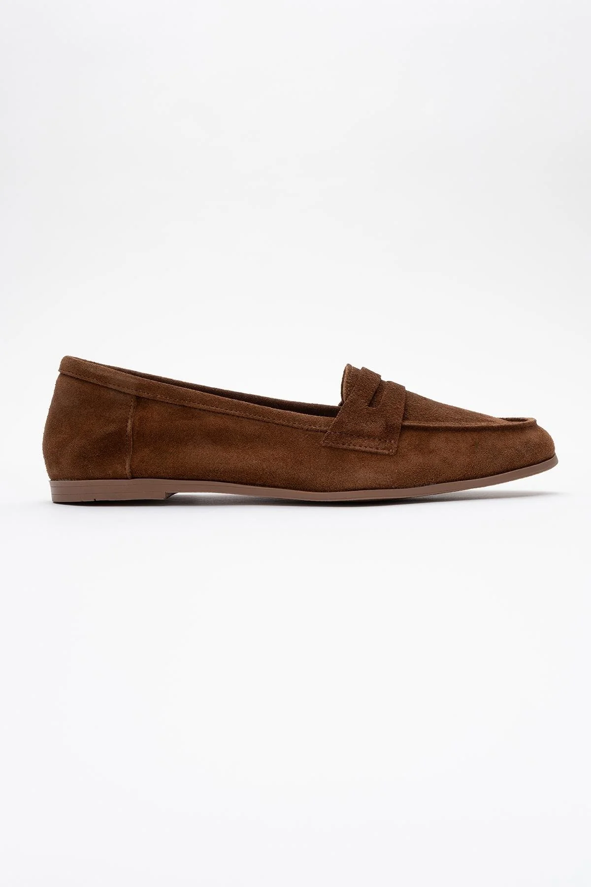Dorothy - Brown Suede Leather Loafers - Image 6