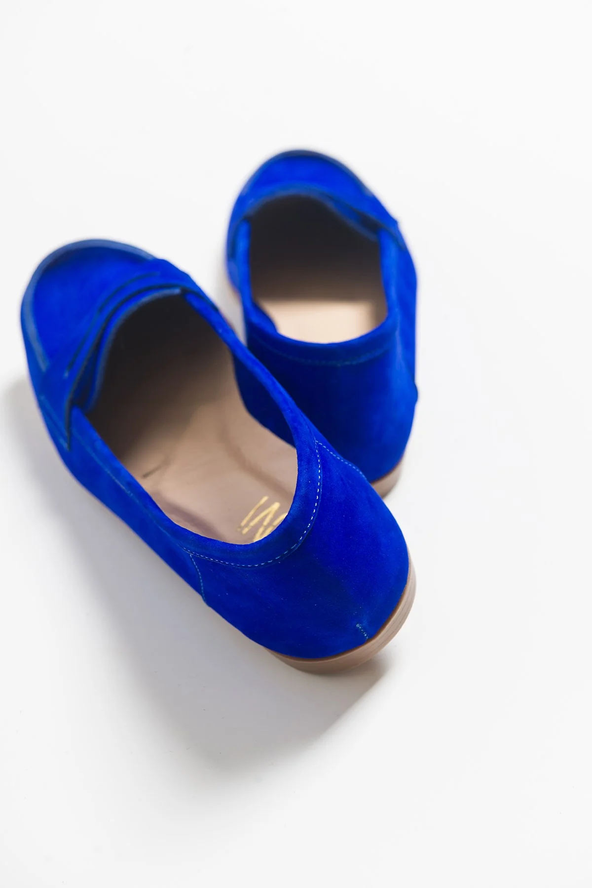 Dorothy - Dark Blue Suede Leather Loafers - Image 4