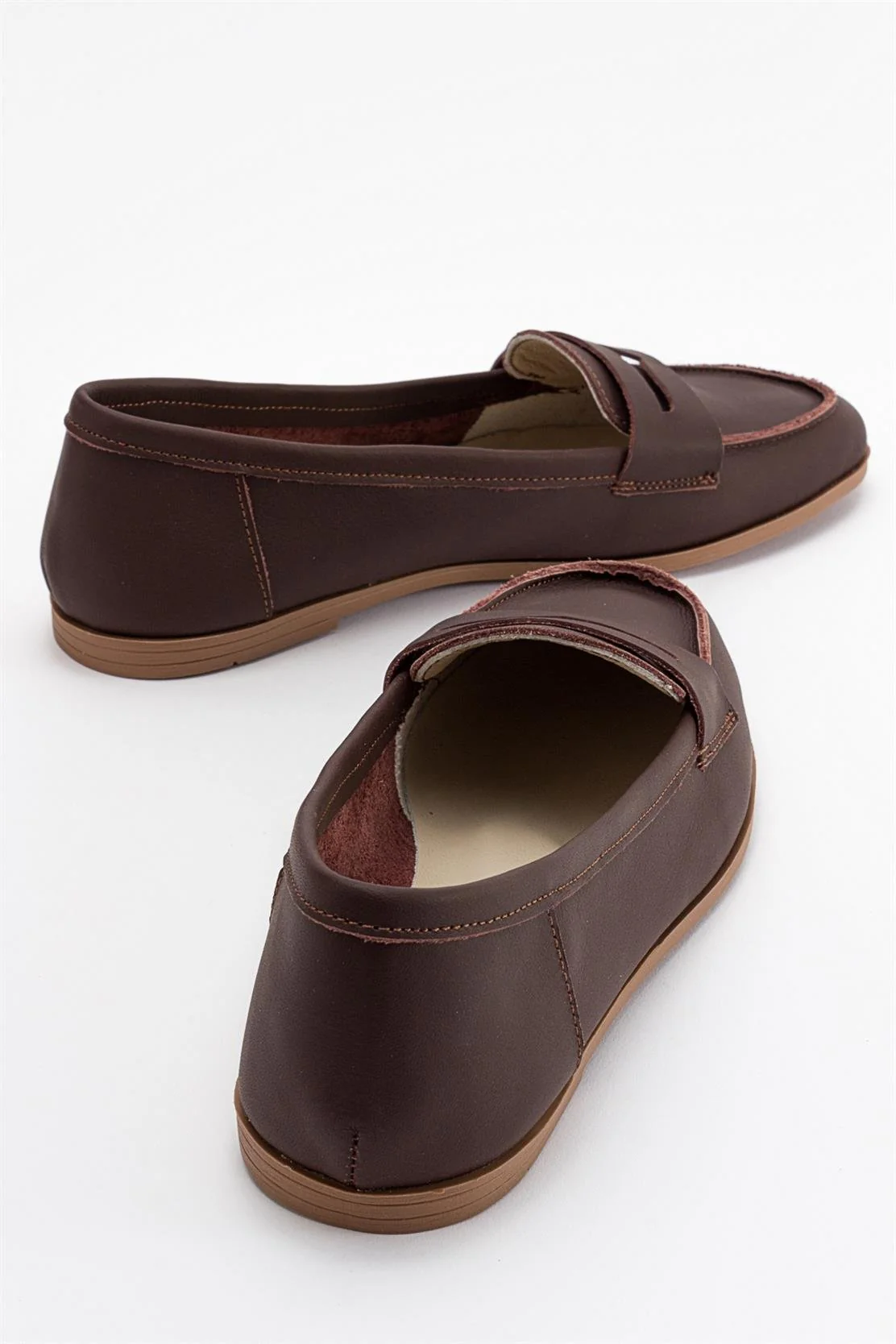Dorothy - Dark Brown Leather Loafers - Image 2