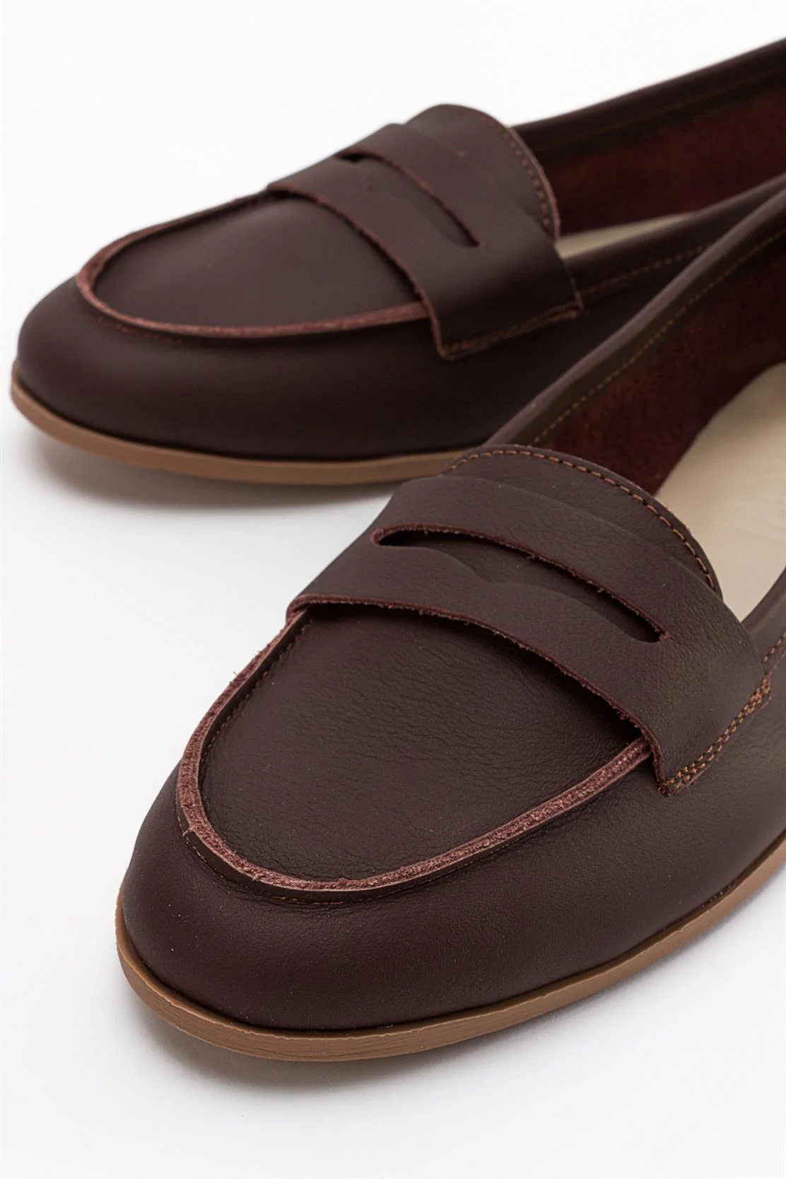 Dorothy - Dark Brown Leather Loafers - Image 5