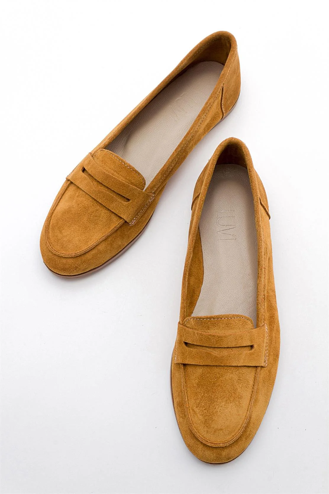 Dorothy - Mustard Suede Leather Loafers - Image 4
