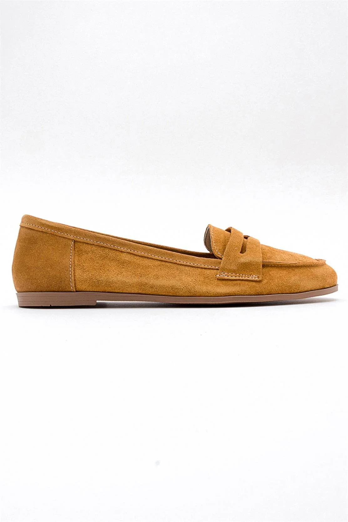 Dorothy - Mustard Suede Leather Loafers - Image 6