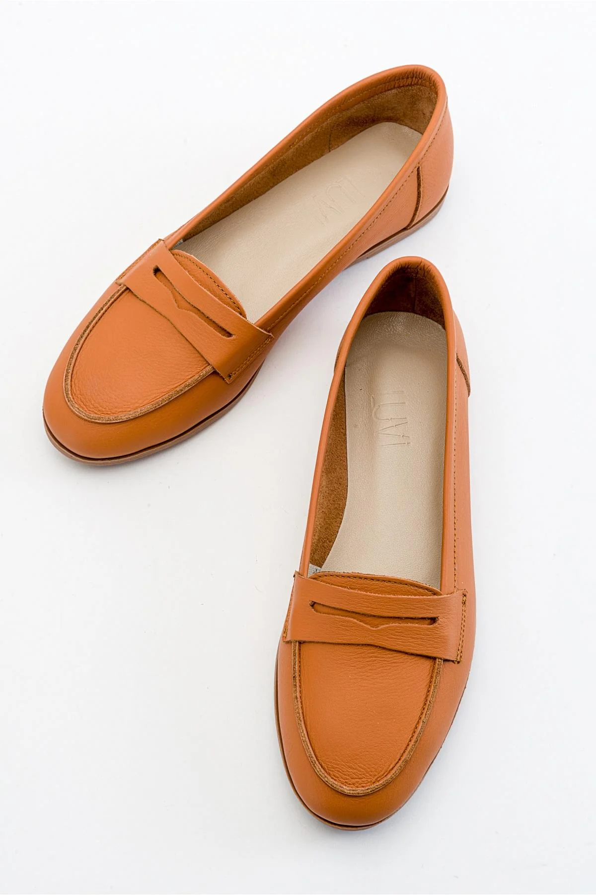 Dorothy - Orange Leather Loafers - Image 4