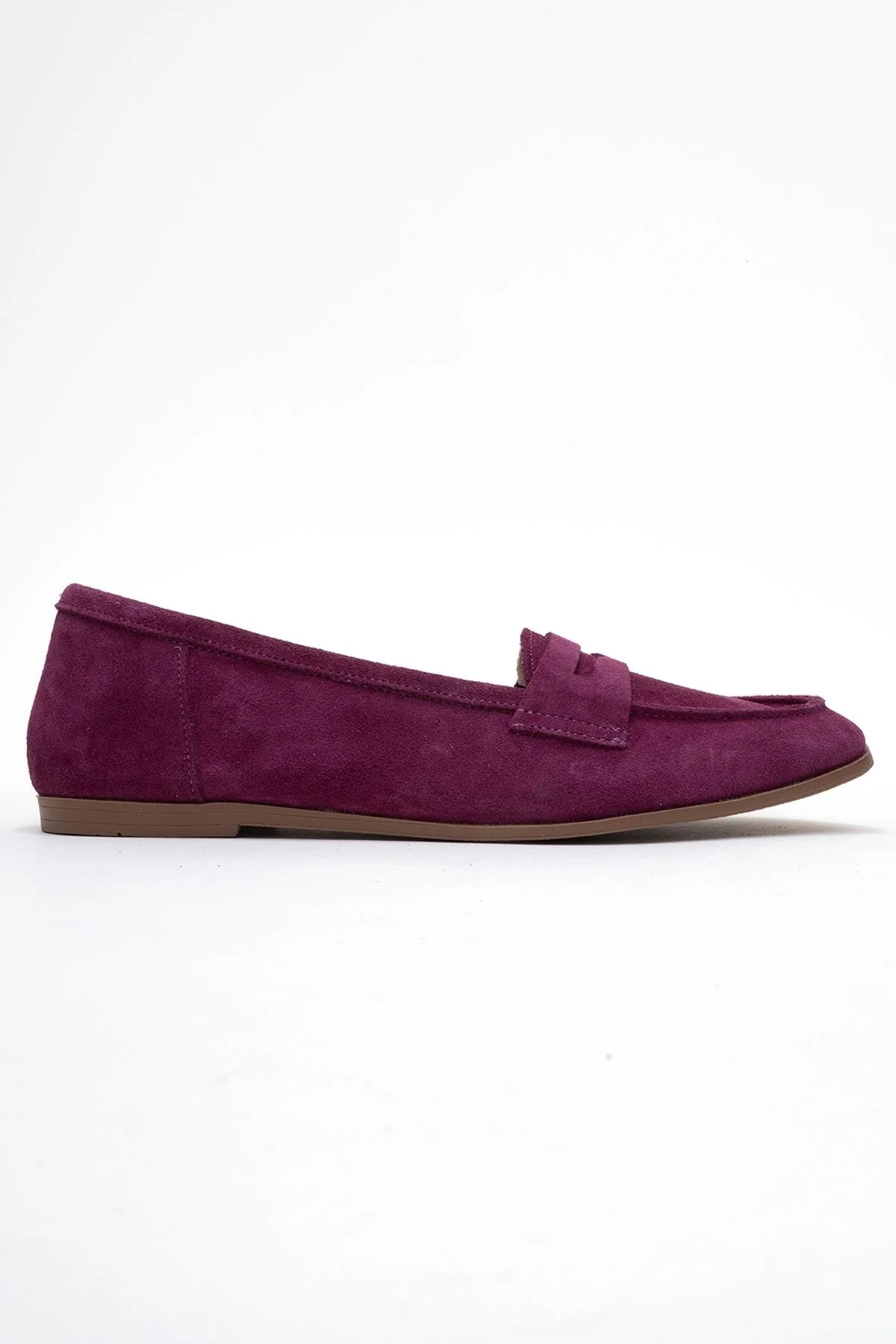 Dorothy - Purple Suede Leather Loafers (Women) - Image 6