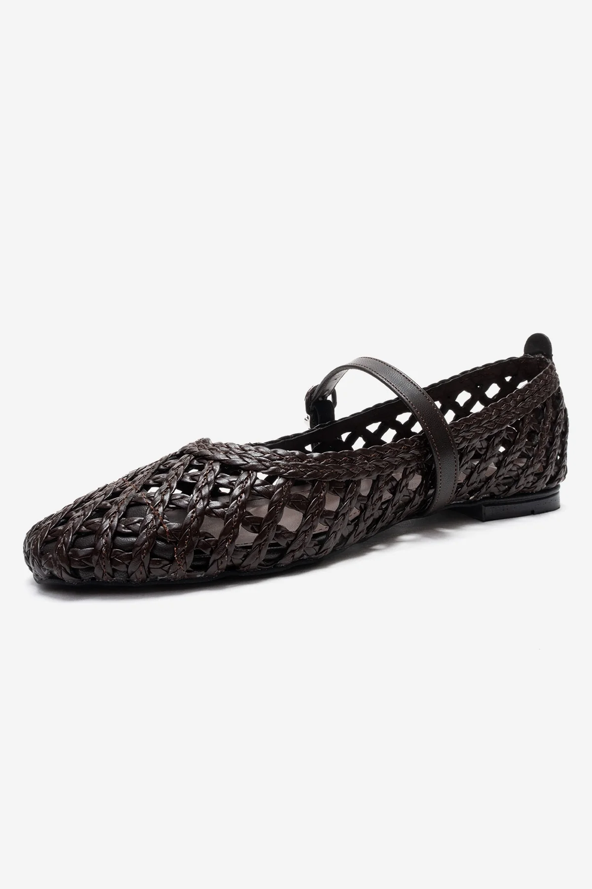 DOUX - Brown Genuine Leather Ballet Flat (Women) - Image 6