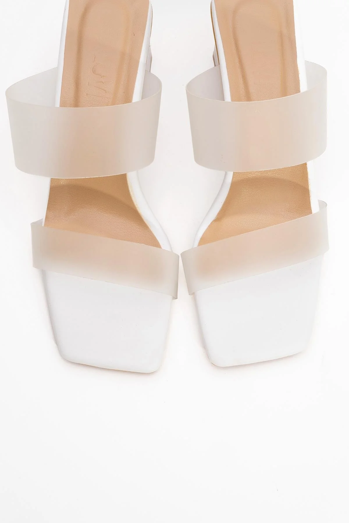 Elara White Transparent Strap Sandal (Women) - Image 2