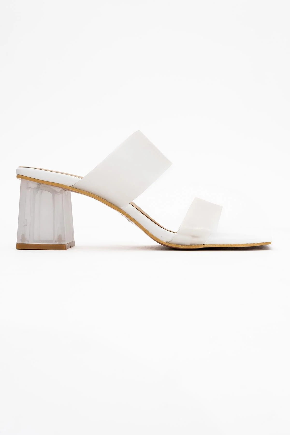 Elara White Transparent Strap Sandal (Women) - Image 6