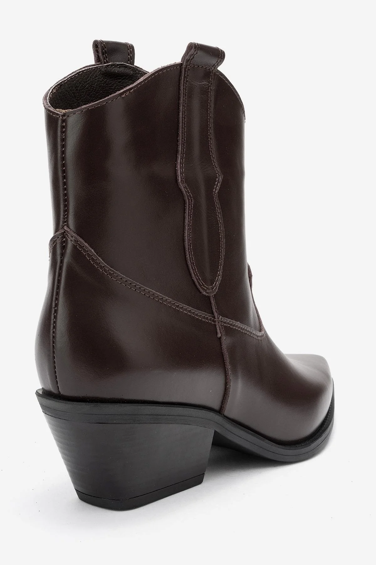 Elia - Brown Genuine Leather Western Boot (Women) - Image 5