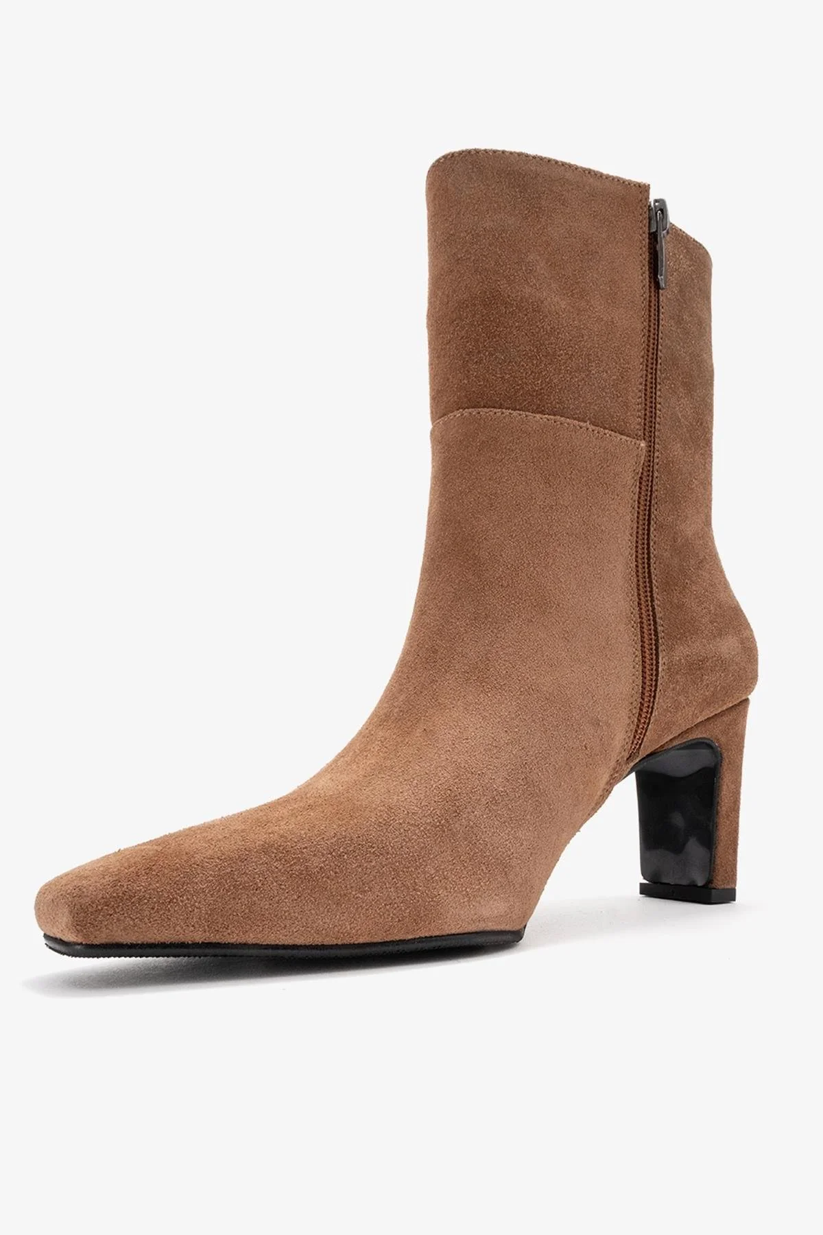Kyoto - Taupe Genuine Leather Block Heel Boot (Women) - Image 4
