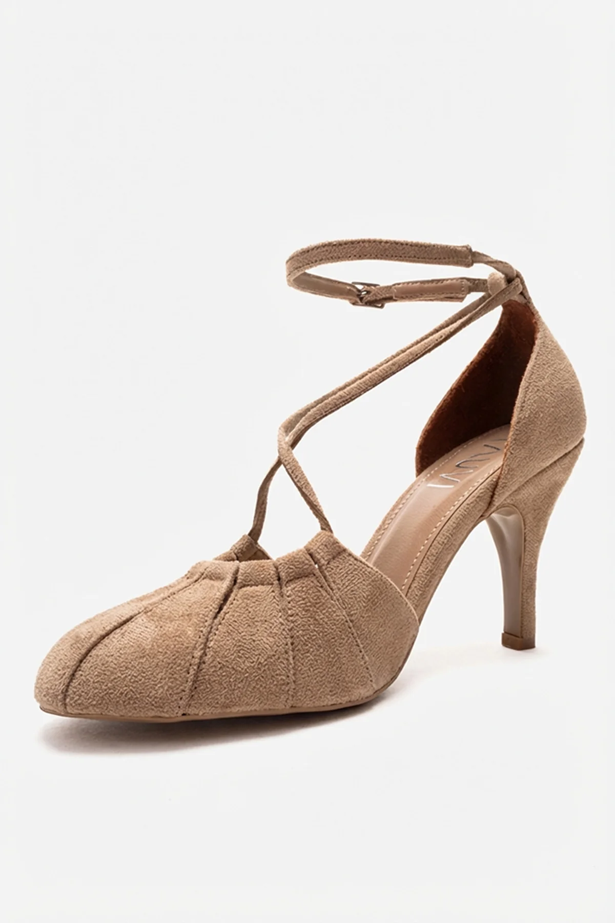 ELIZA - Beige Genuine Leather Stiletto Pump (Women) - Image 4