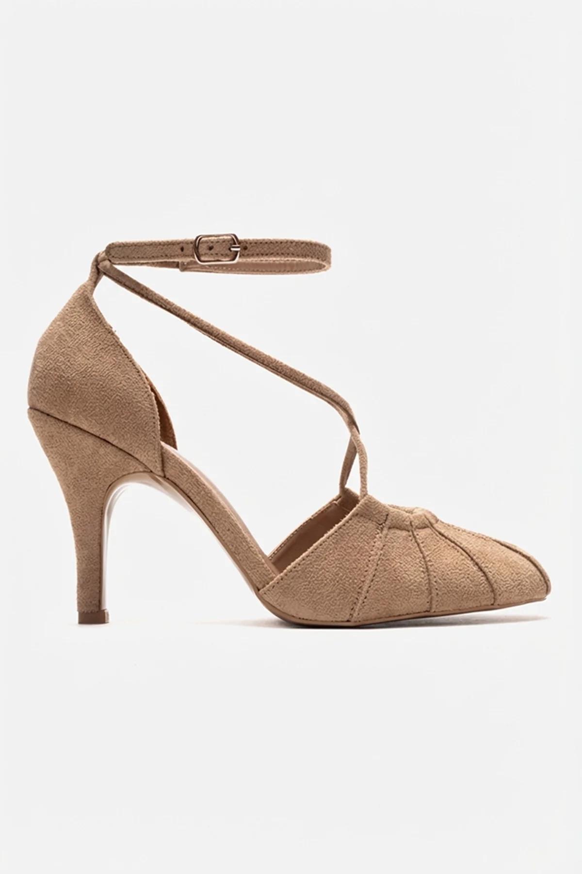 ELIZA - Beige Genuine Leather Stiletto Pump (Women) - Image 6