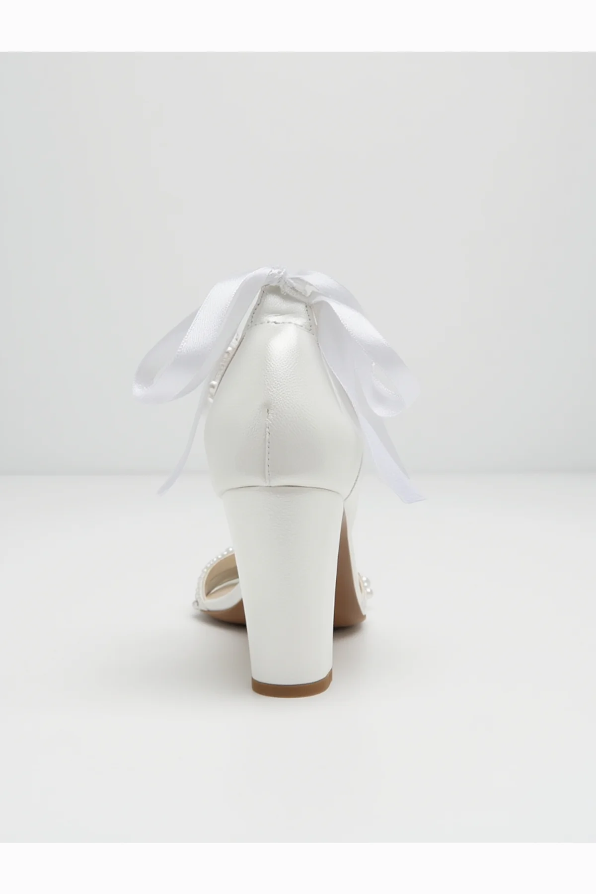 Elvian Floral Block Heels Bridal Shoes - Image 3