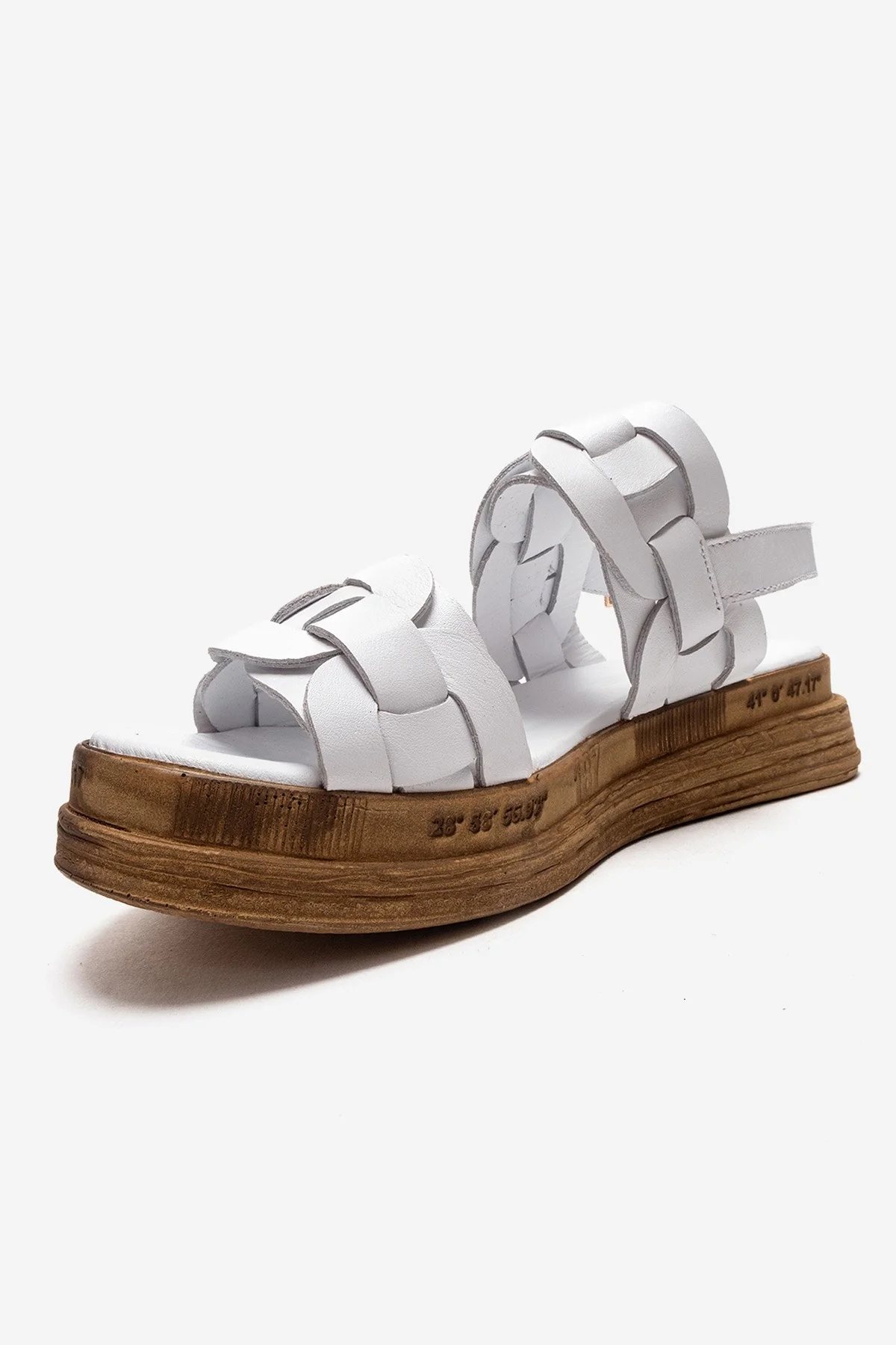 ELVORO - White Genuine Leather Sandal (Women) - Image 6