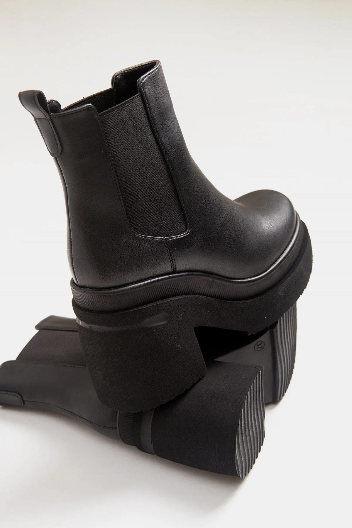 Emma - Black High Heel Boot (Women) - Image 6