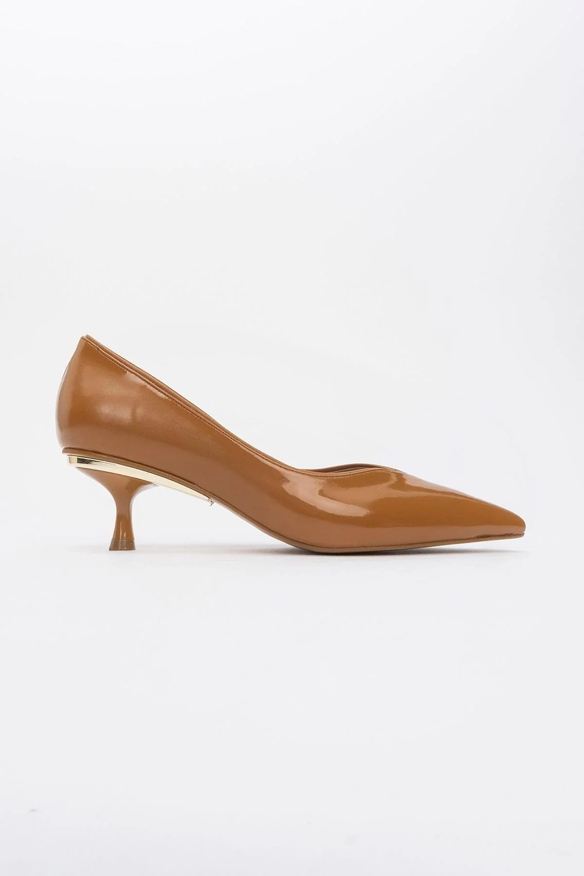 Eupho - Cognac Patent Low Heel Pump (Women) - Image 4