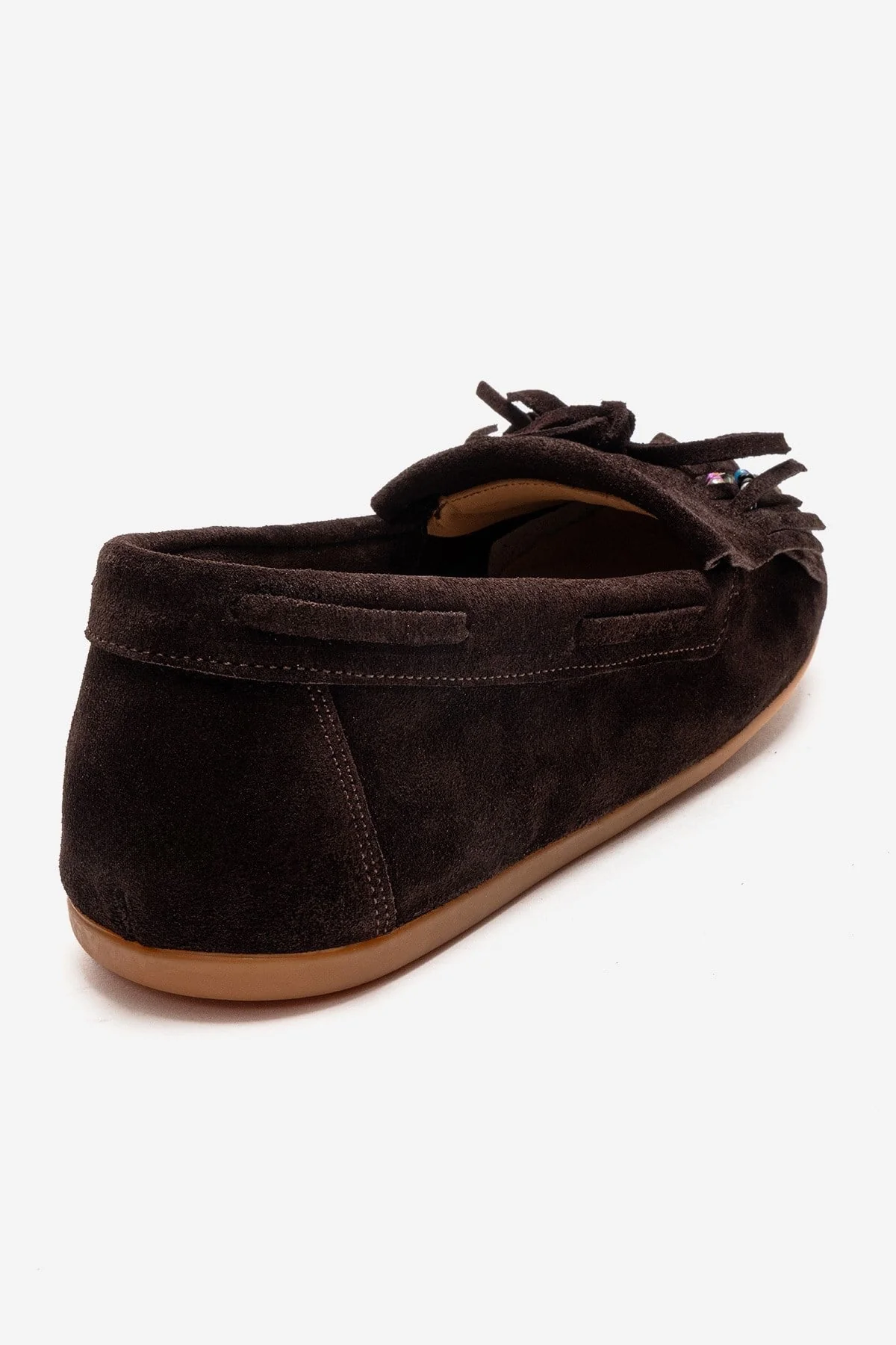 Evelyn - Brown Genuine Leather Suede Loafer (Women) - Image 5