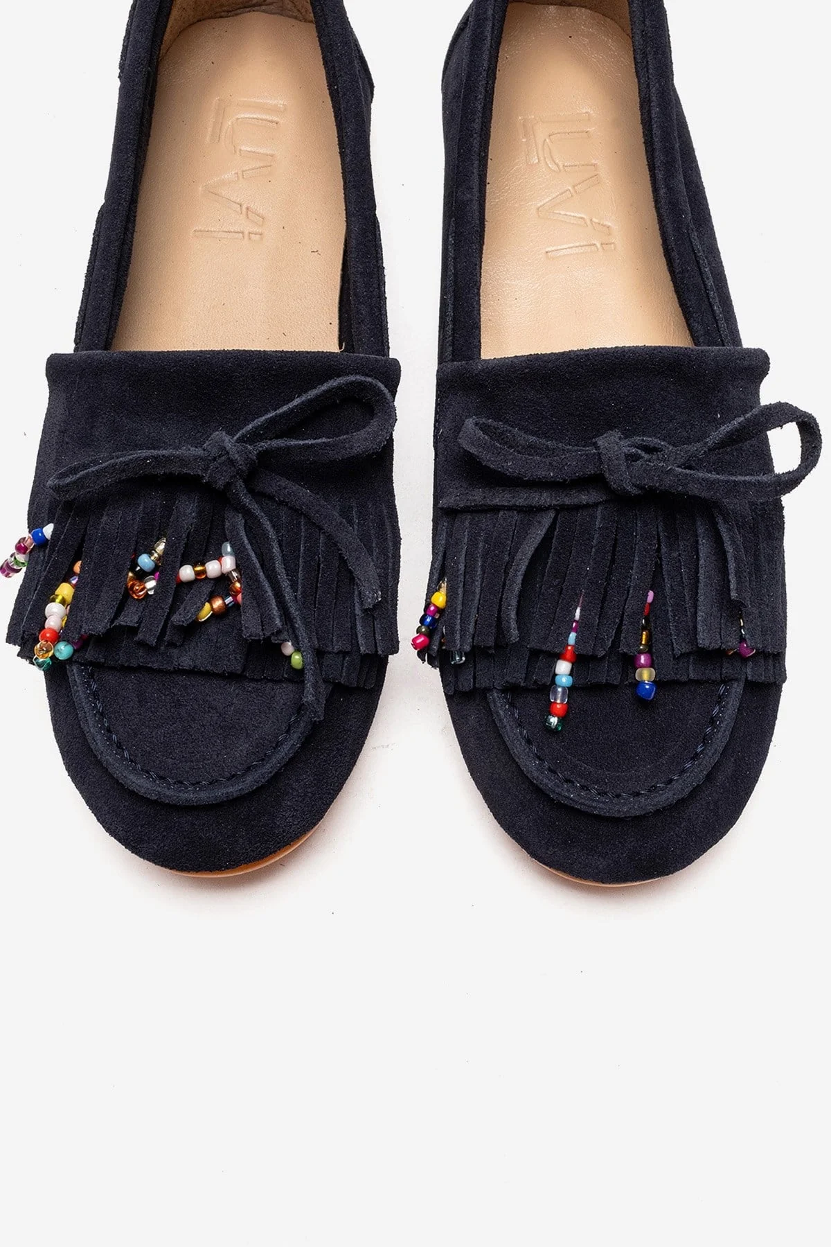 Evelyn - Navy Genuine Leather Loafer (Women) - Image 2